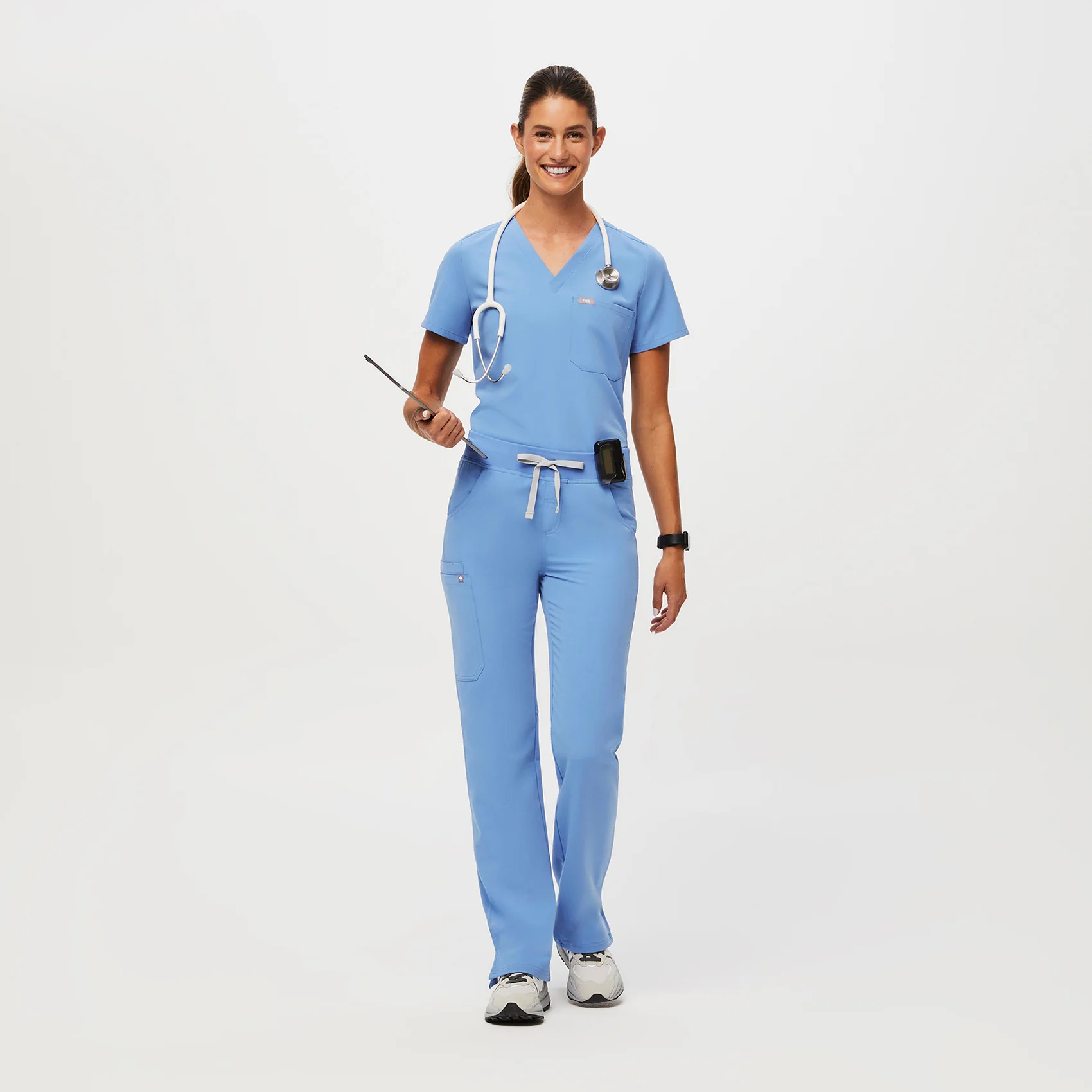 women's Ceil Blue Kade™ - Cargo Scrub Pants (3XL - 6XL) - Image 2