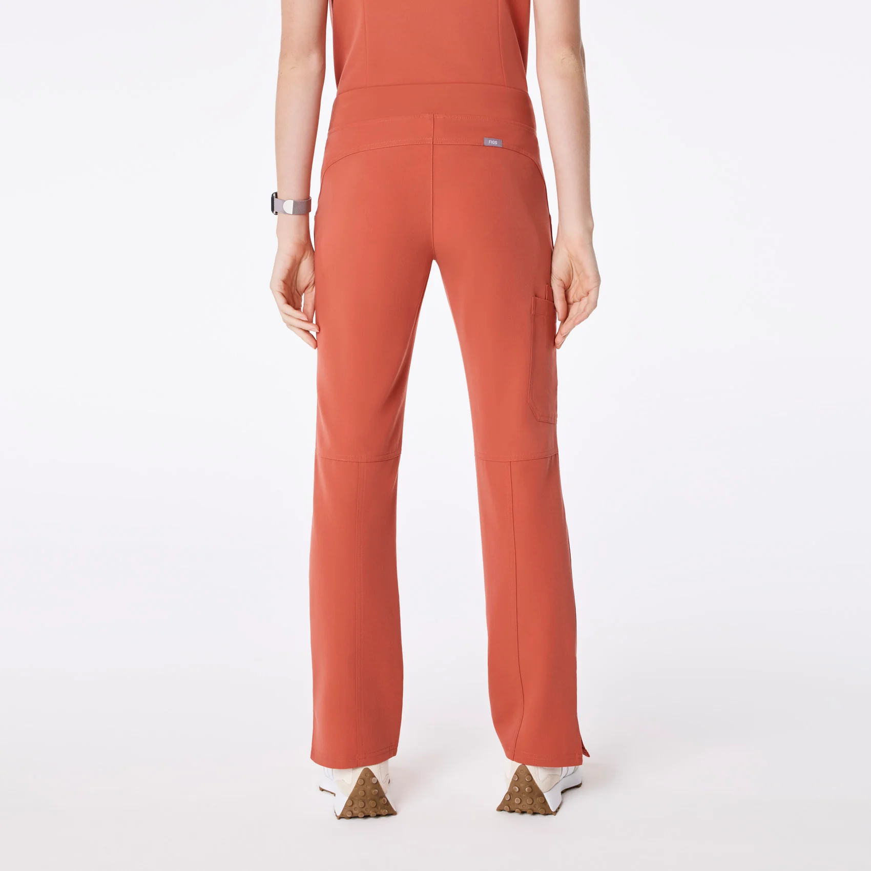 women's Spiced Cider Kade - Petite Cargo Scrub Pant™ - Image 4