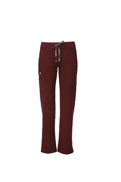 Women's Burgundy Kade™ - Tall Cargo Scrub Pants - Image 8