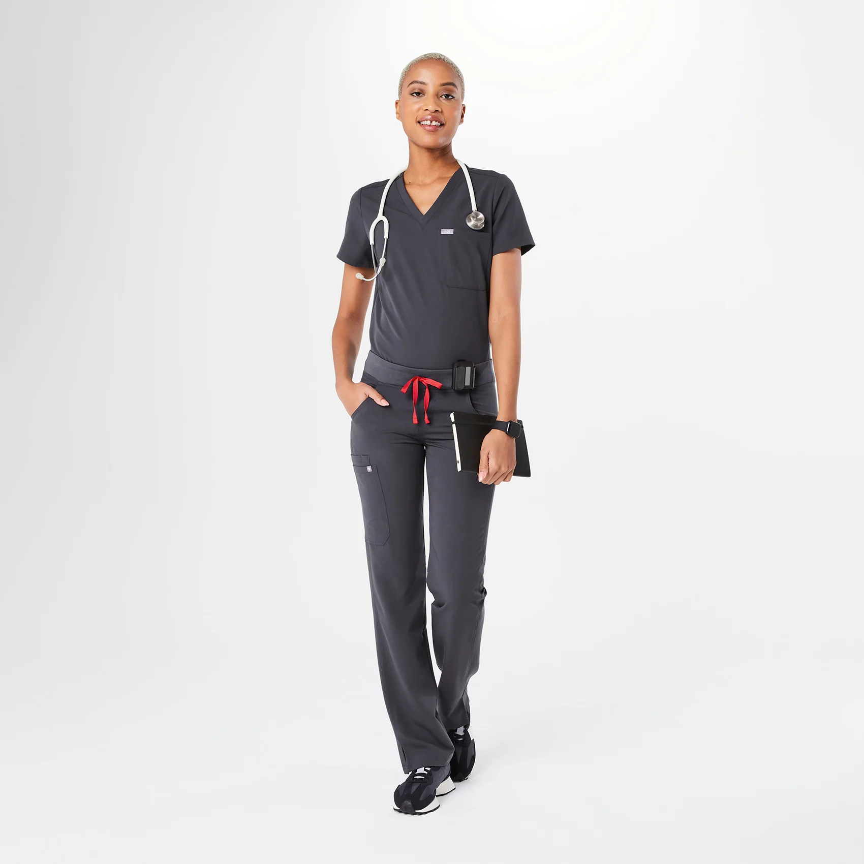 women's Charcoal Kade™ - Tall Cargo Scrub Pants (3XL - 6XL) - Image 2