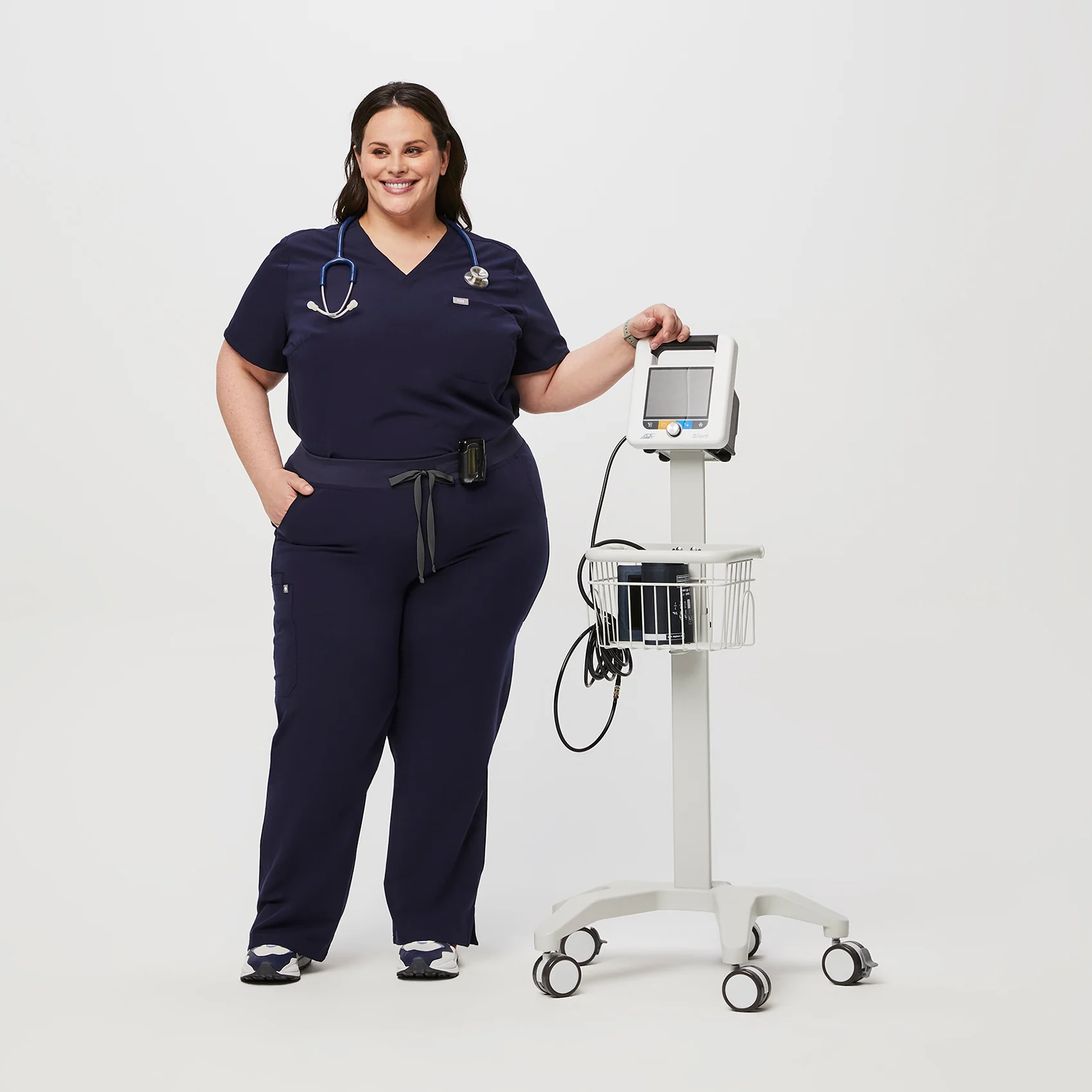 women's Navy Kade™ - Tall Cargo Scrub Pants (3XL - 6XL) - Image 2