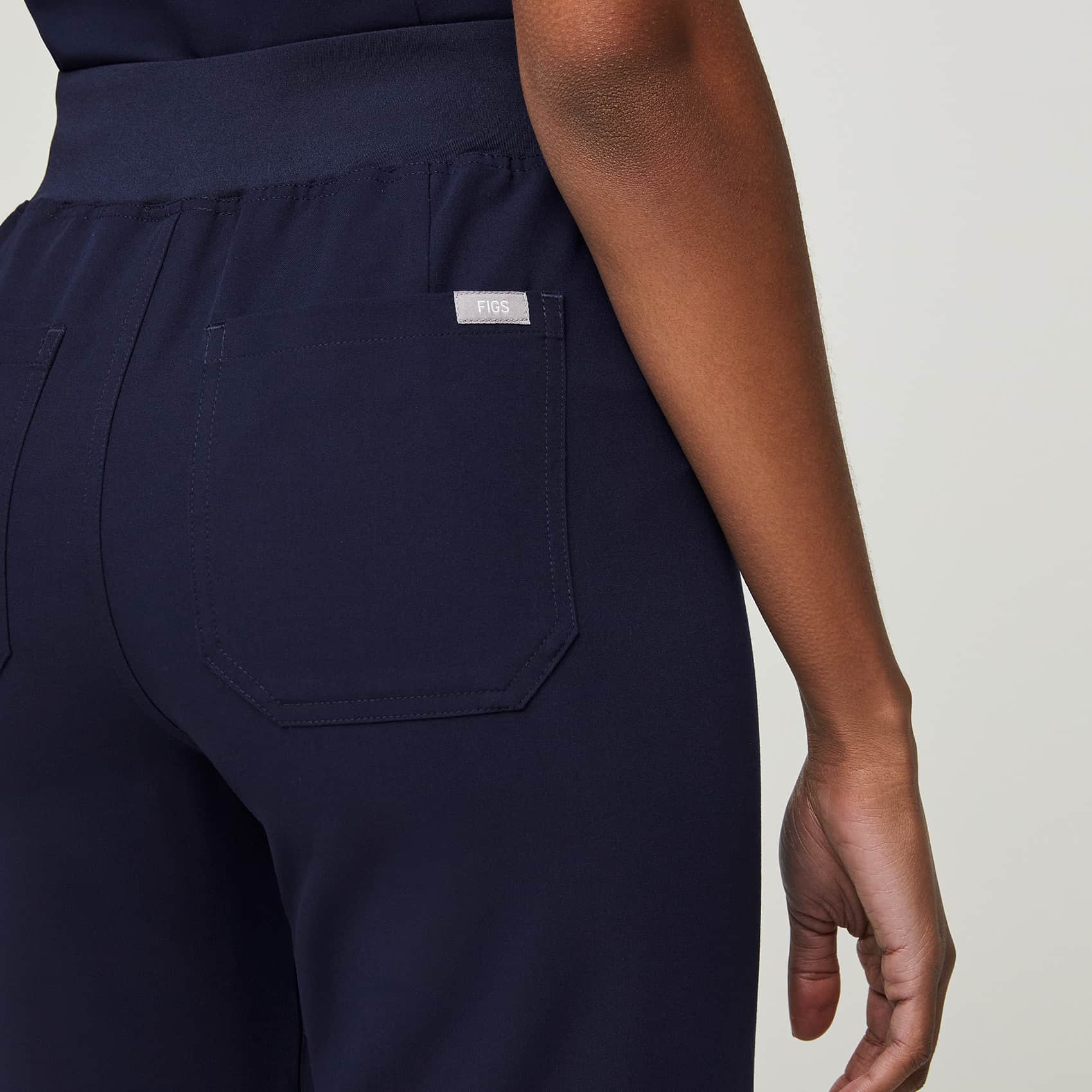 women's Navy Livingston™ High Waisted - Tall Basic Scrub Pants - Image 6