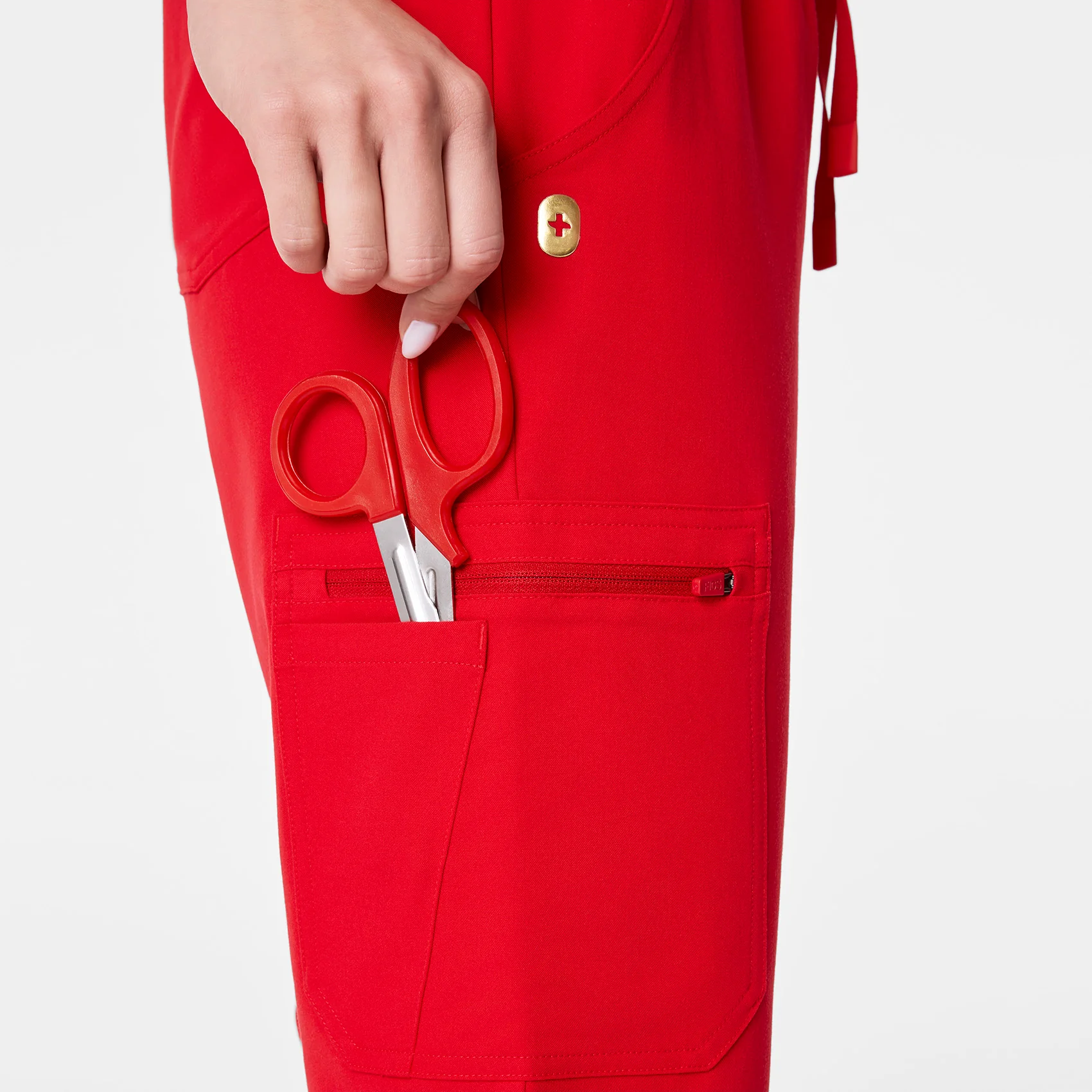 women's Lunar New Year Uman Relaxed - Petite Jogger Scrub Pant - Image 7