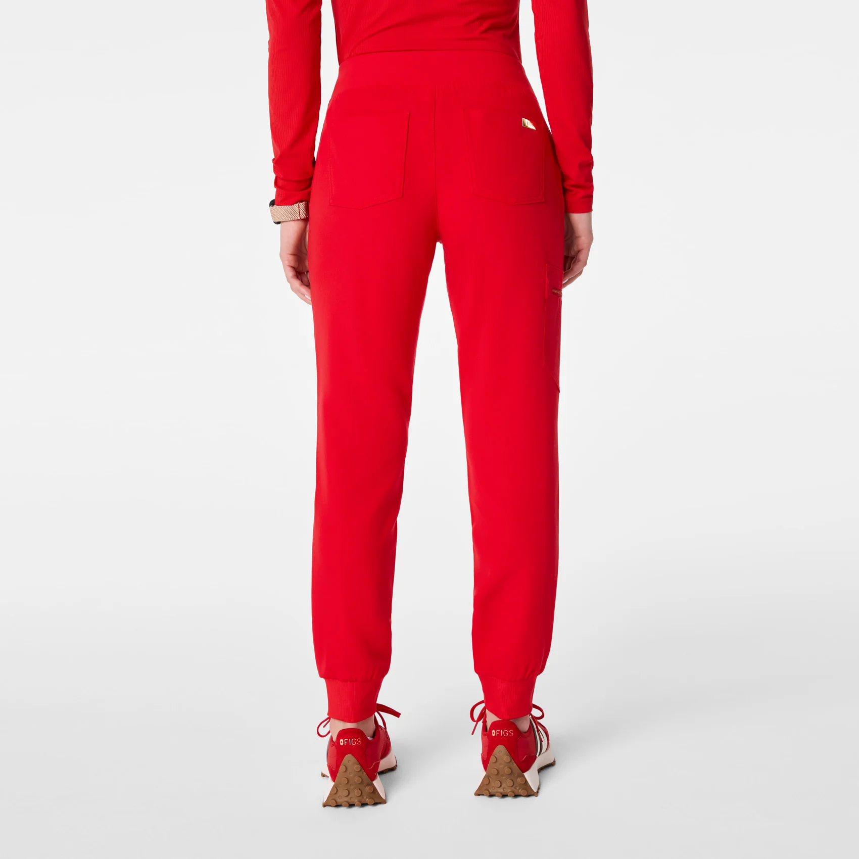 women's Lunar New Year Pop Red Zamora - Tall Jogger Scrub Pant™ - Image 5
