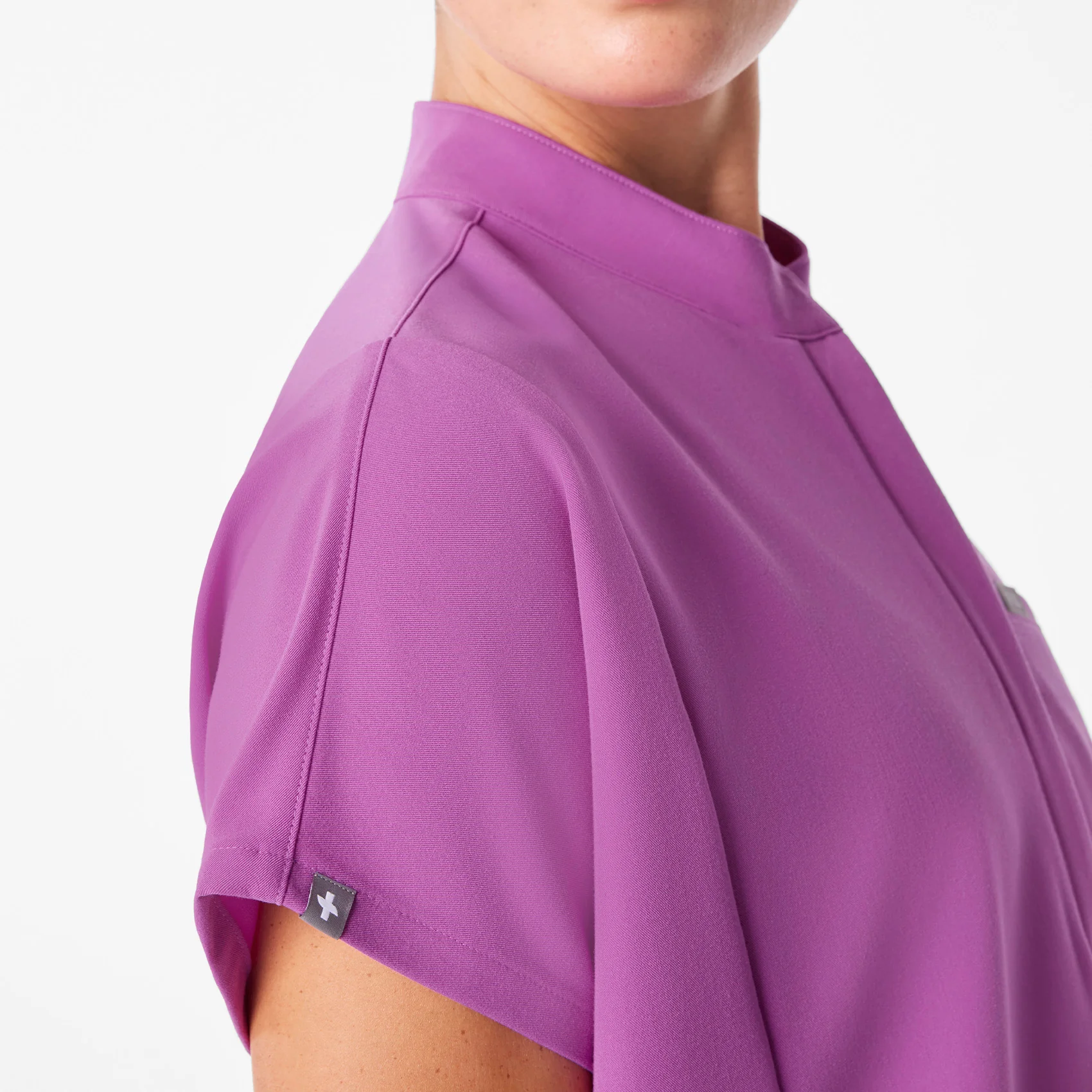 women's Ultraberry Montex - Mock Neck Scrub Top - Image 7