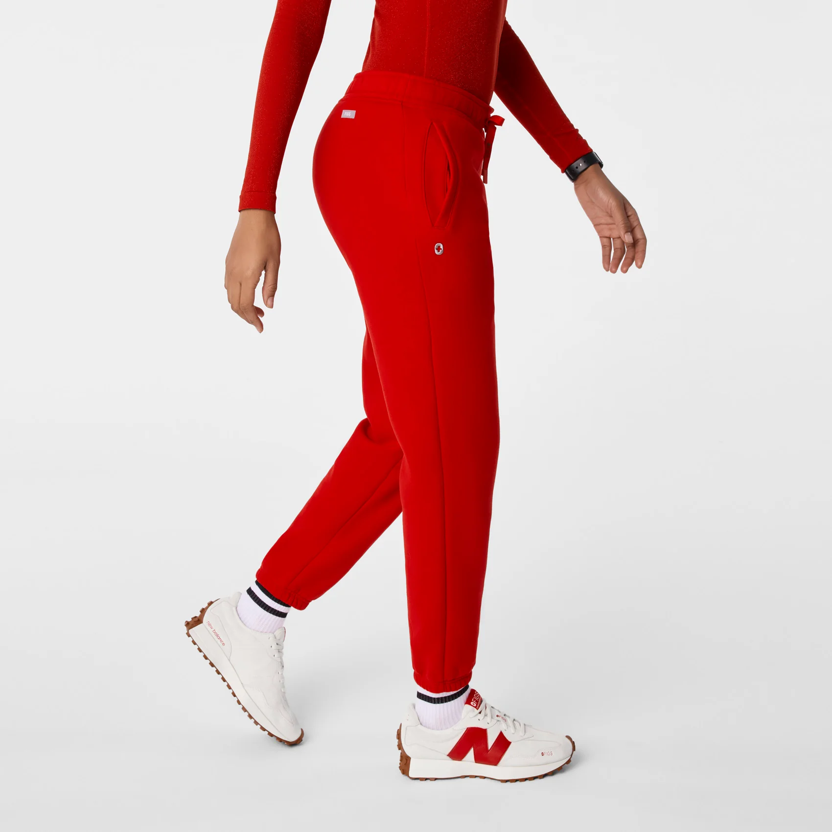 women's Winning Red Off-Shift Relaxed - Jogger Sweatpant™ - Image 3