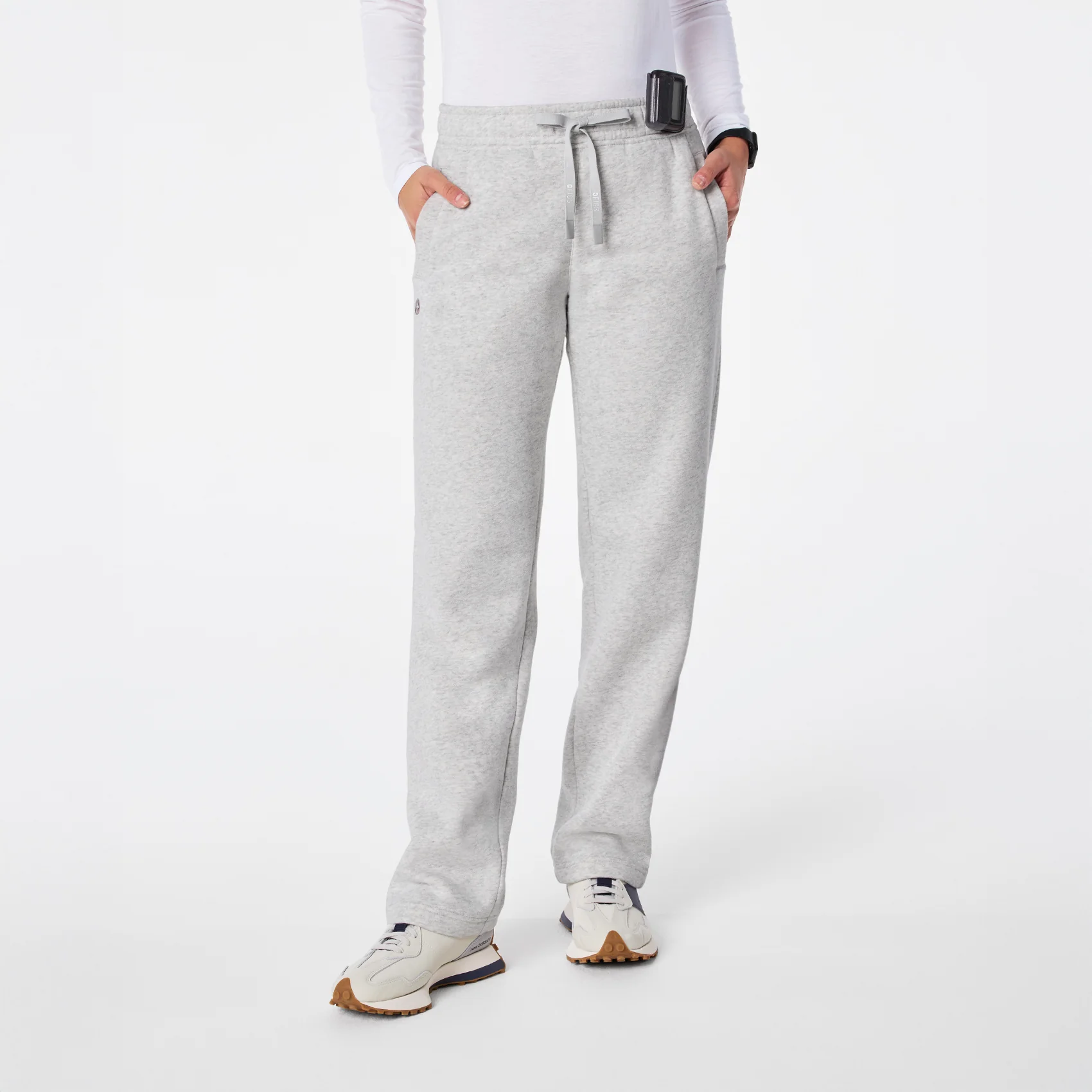 women's Heather Grey Off-Shift Straight Leg - Sweatpant™