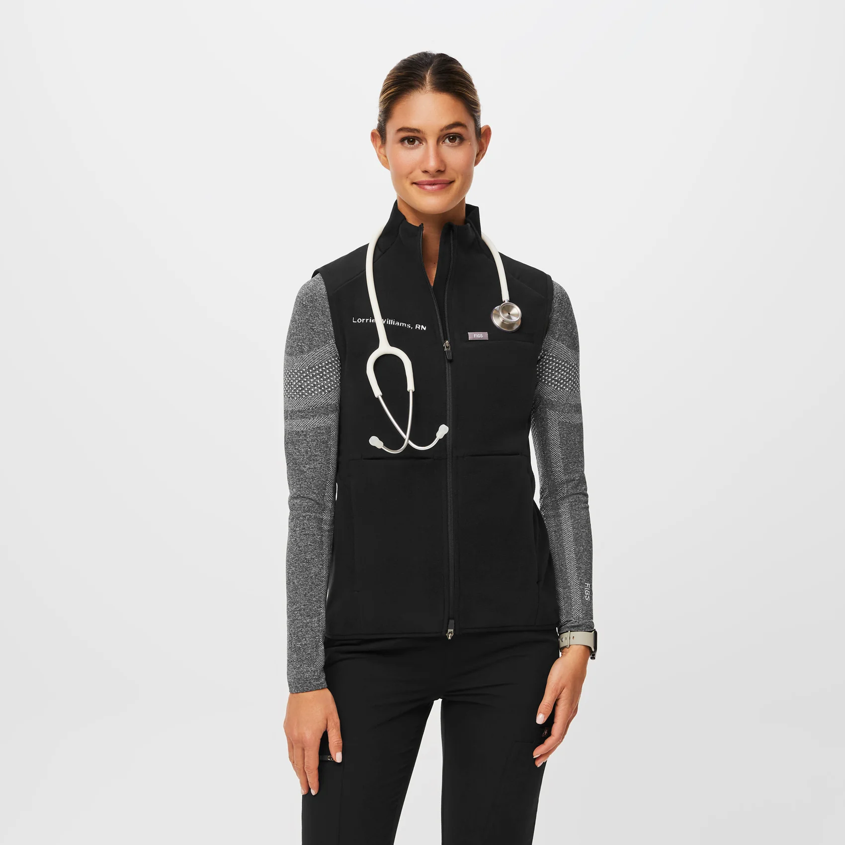 Women's Black On-Shift™ - Fleece Vest