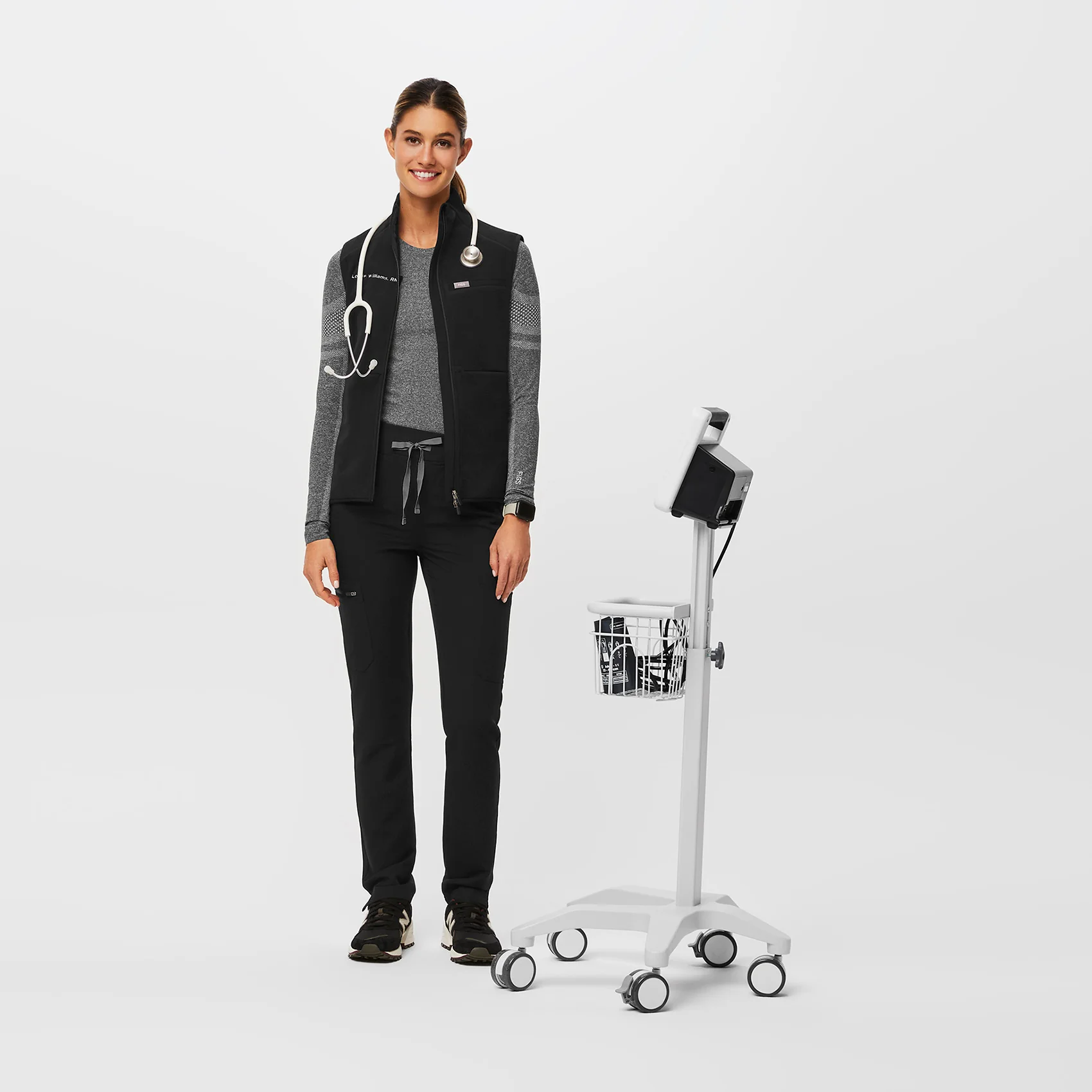 Women's Black On-Shift™ - Fleece Vest - Image 2