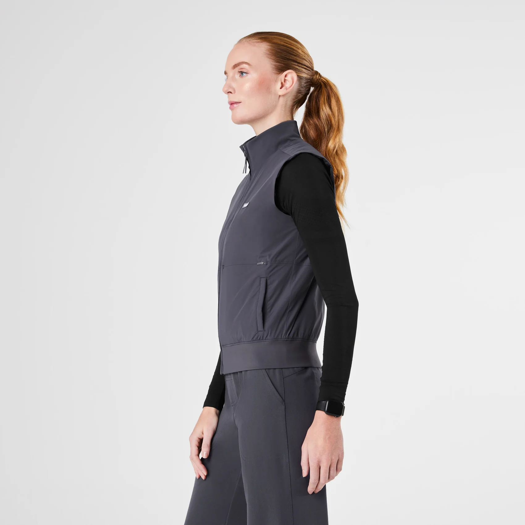 women's Charcoal On-Shift Float - Bomber Vest™ - Image 3