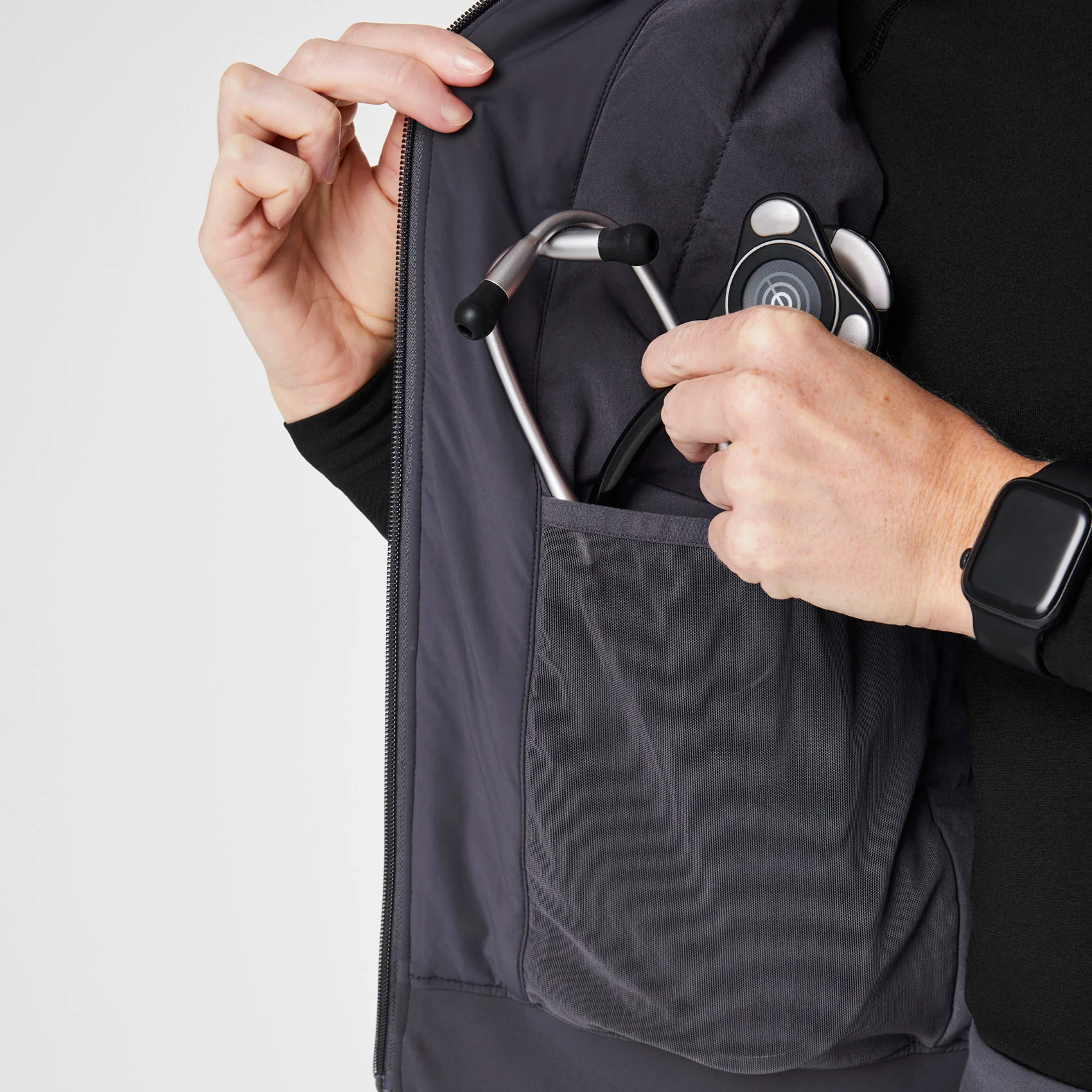 women's Charcoal On-Shift Float - Bomber Vest™ - Image 9