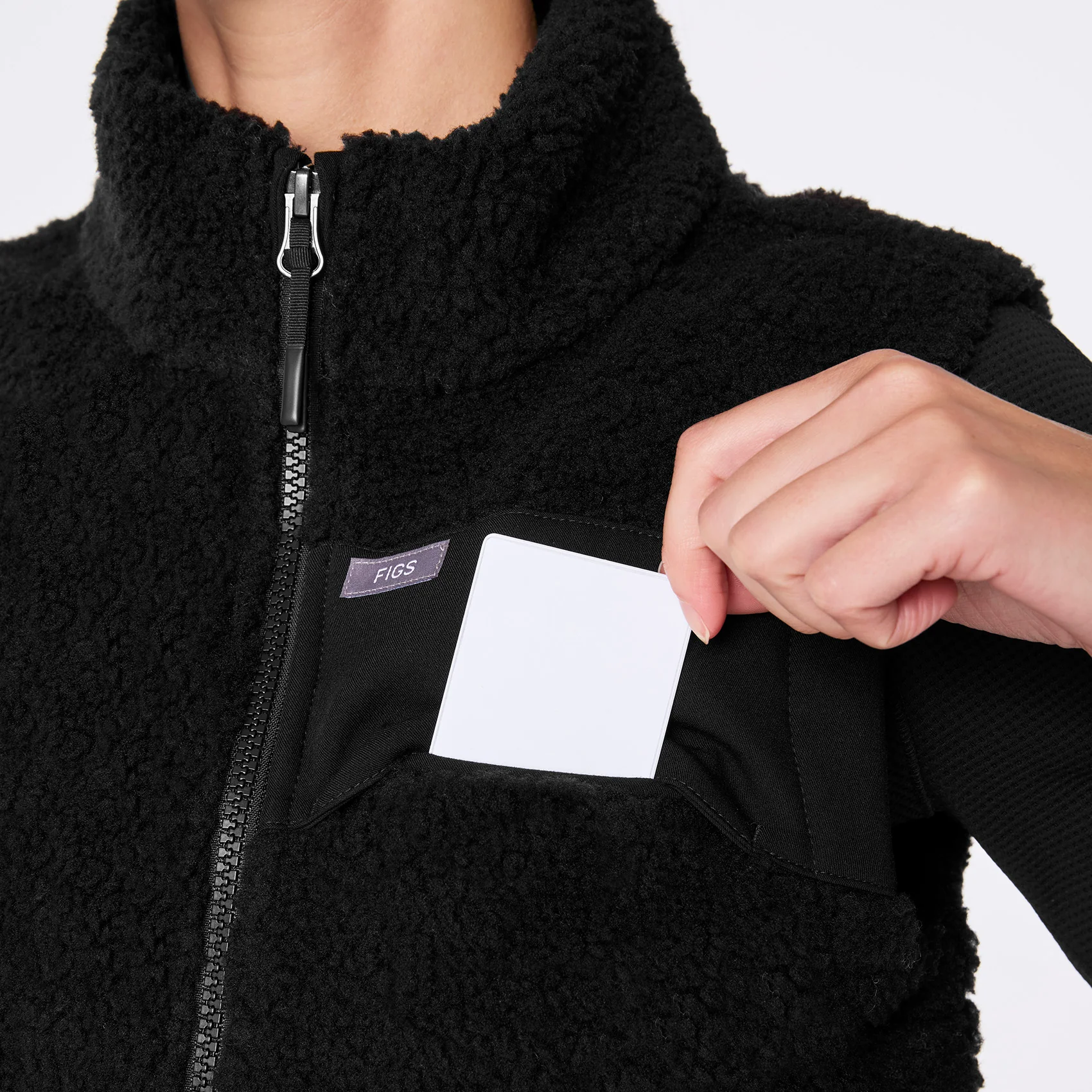 women's Black On-Shift High Pile Vest™ - Image 6