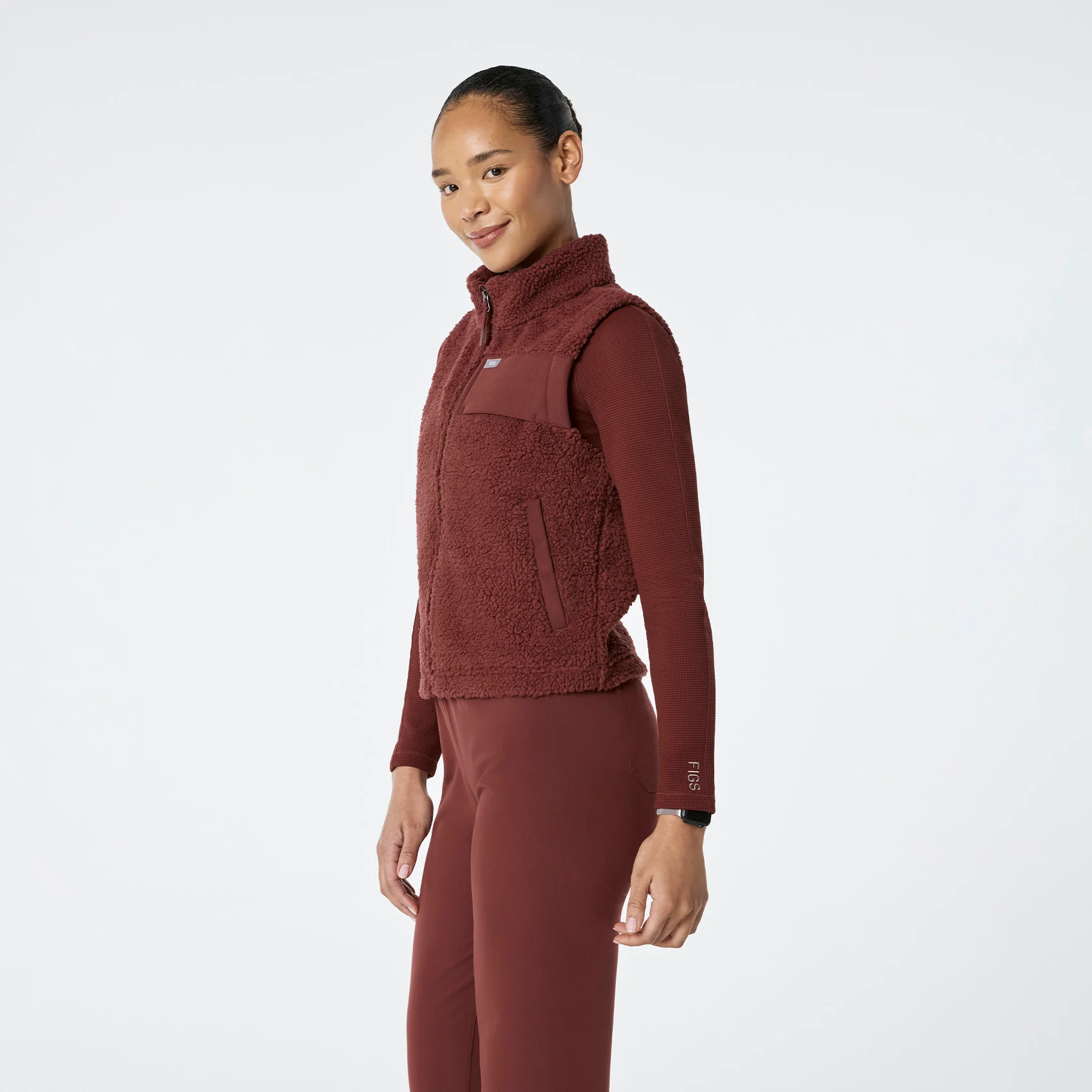 women's Walnut On-Shift High Pile Vest™ - Image 3