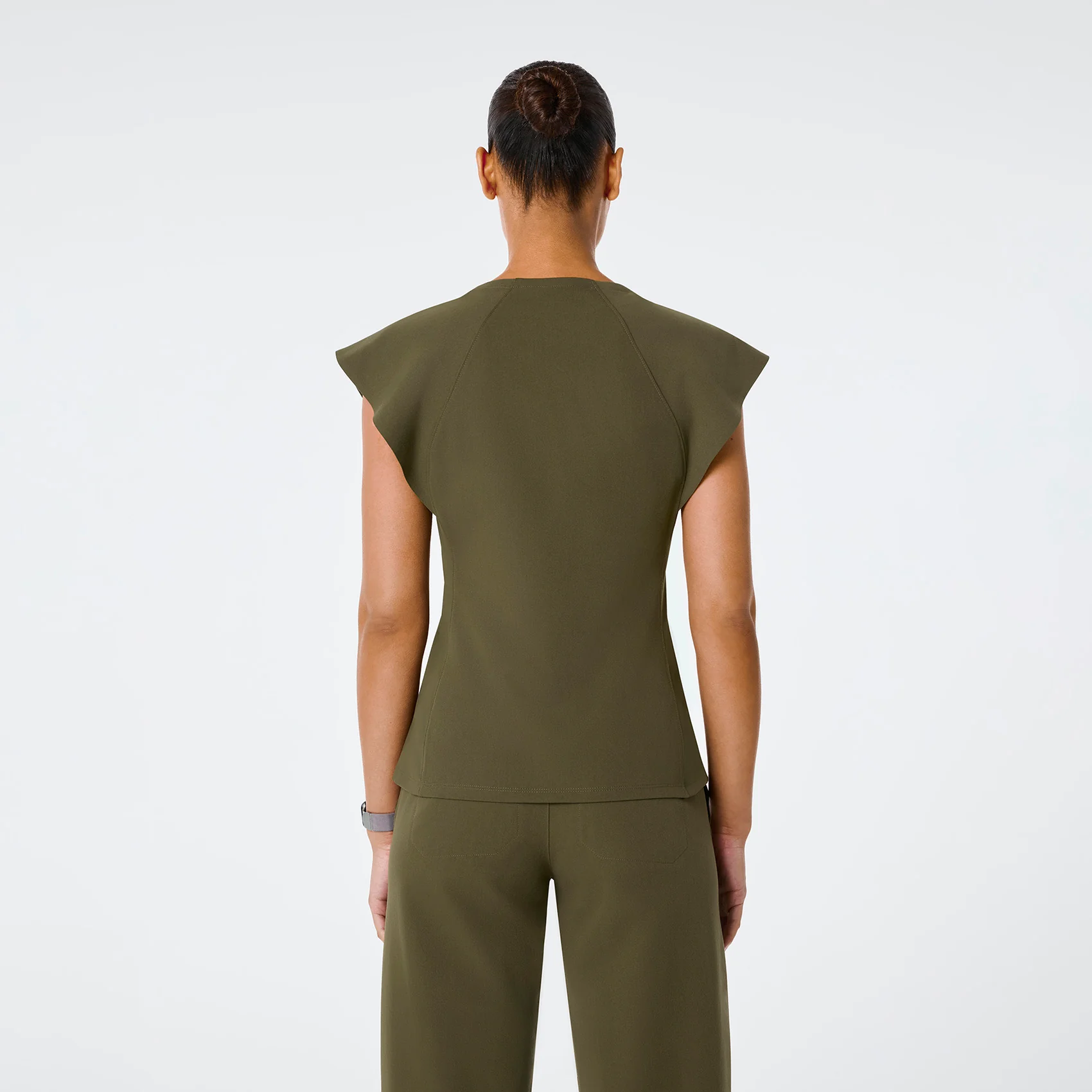 women's Spruce Orillia Slim Scoop Neck - Scrub Top - Image 4