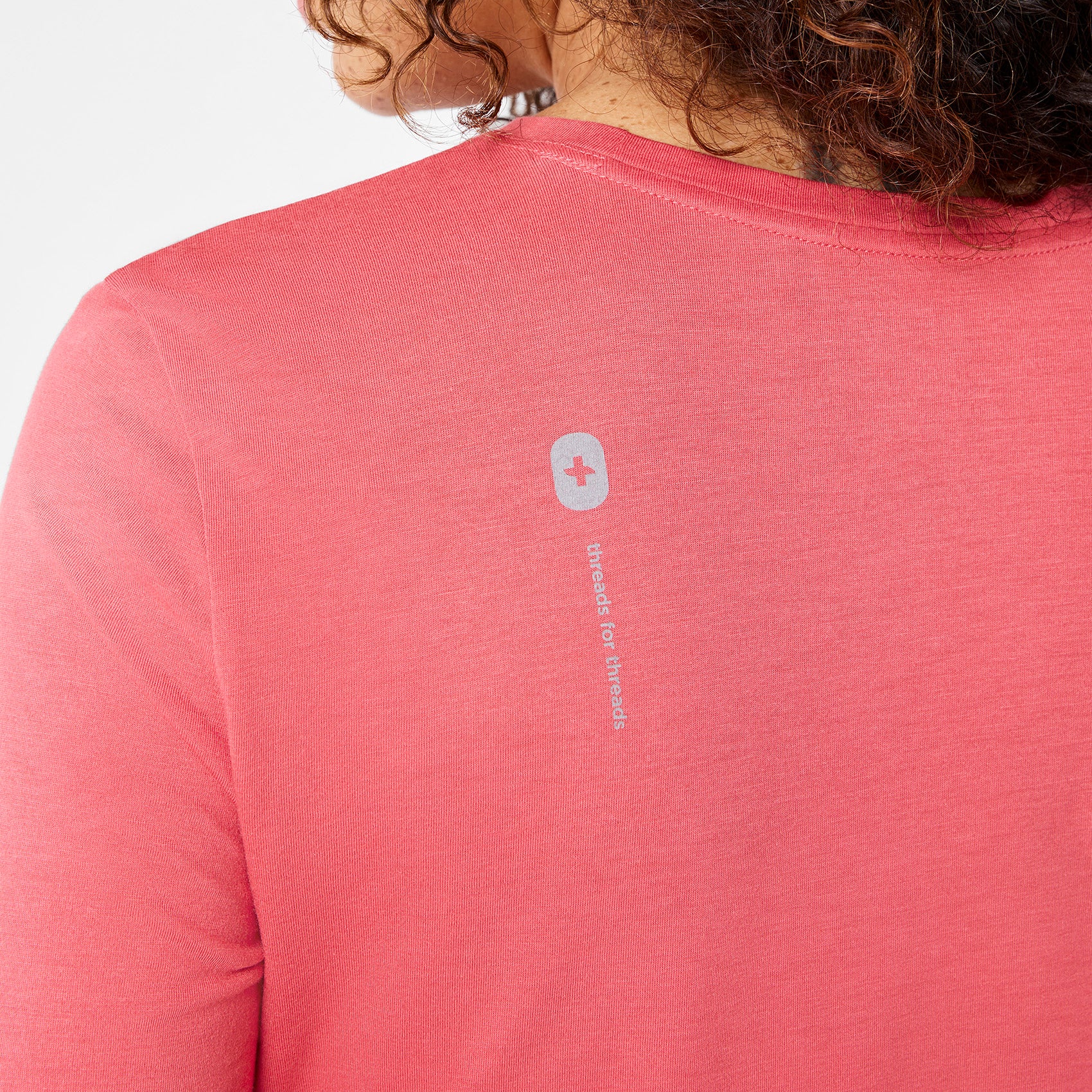 women's Pulmonary Pink Oxytocin Overload Supersoft - Longsleeve Underscrub - Image 6