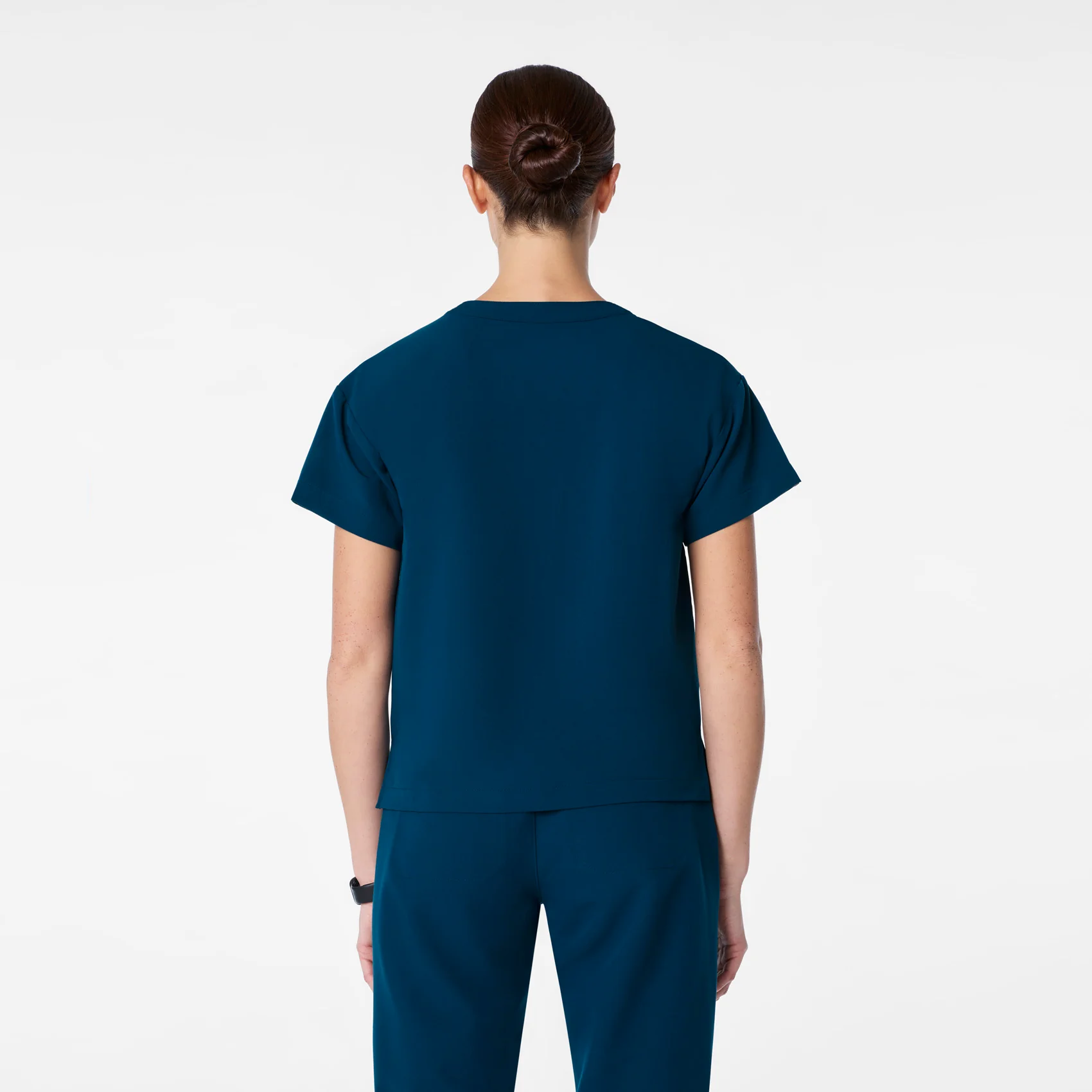 women's Deep Reef Pagosa Relaxed V-Neck - Scrub Top - Image 4
