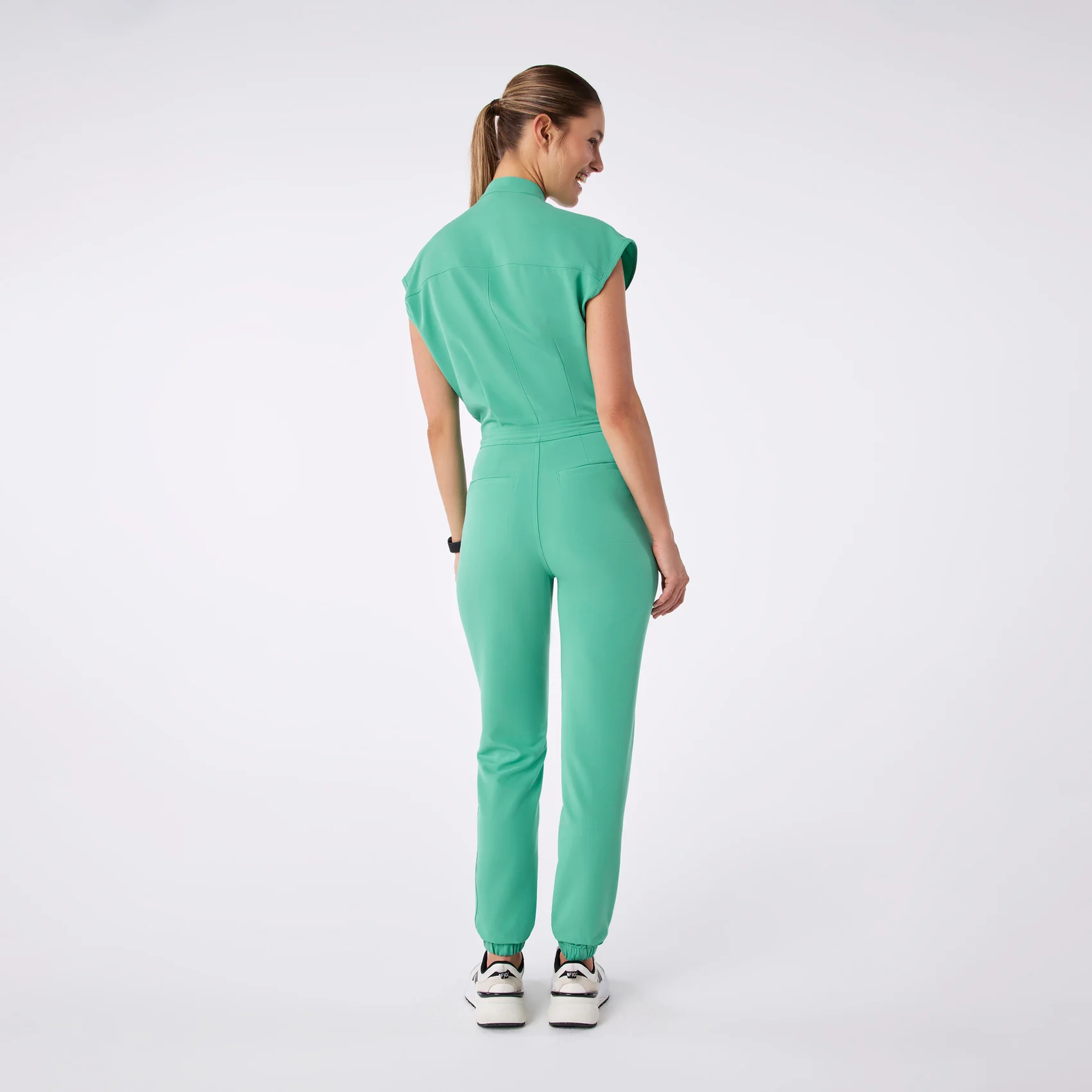 women's Surgical Green Rafaela Cargo Jogger - ScrubJumpsuit™ - Image 2