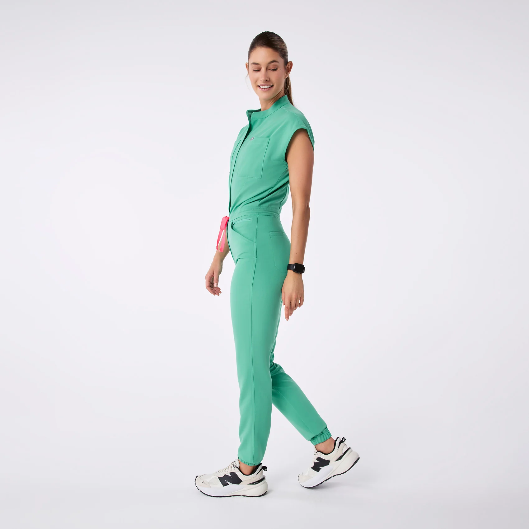 women's Surgical Green Rafaela Cargo Jogger - ScrubJumpsuit™ - Image 3