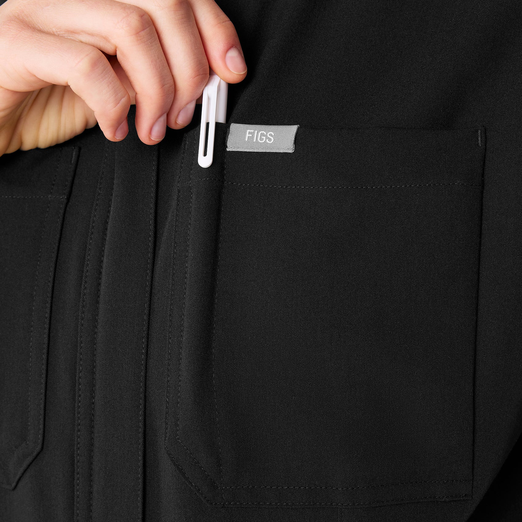 women's Black Rafaela Cargo Jogger - Tall ScrubJumpsuit™ - Image 5