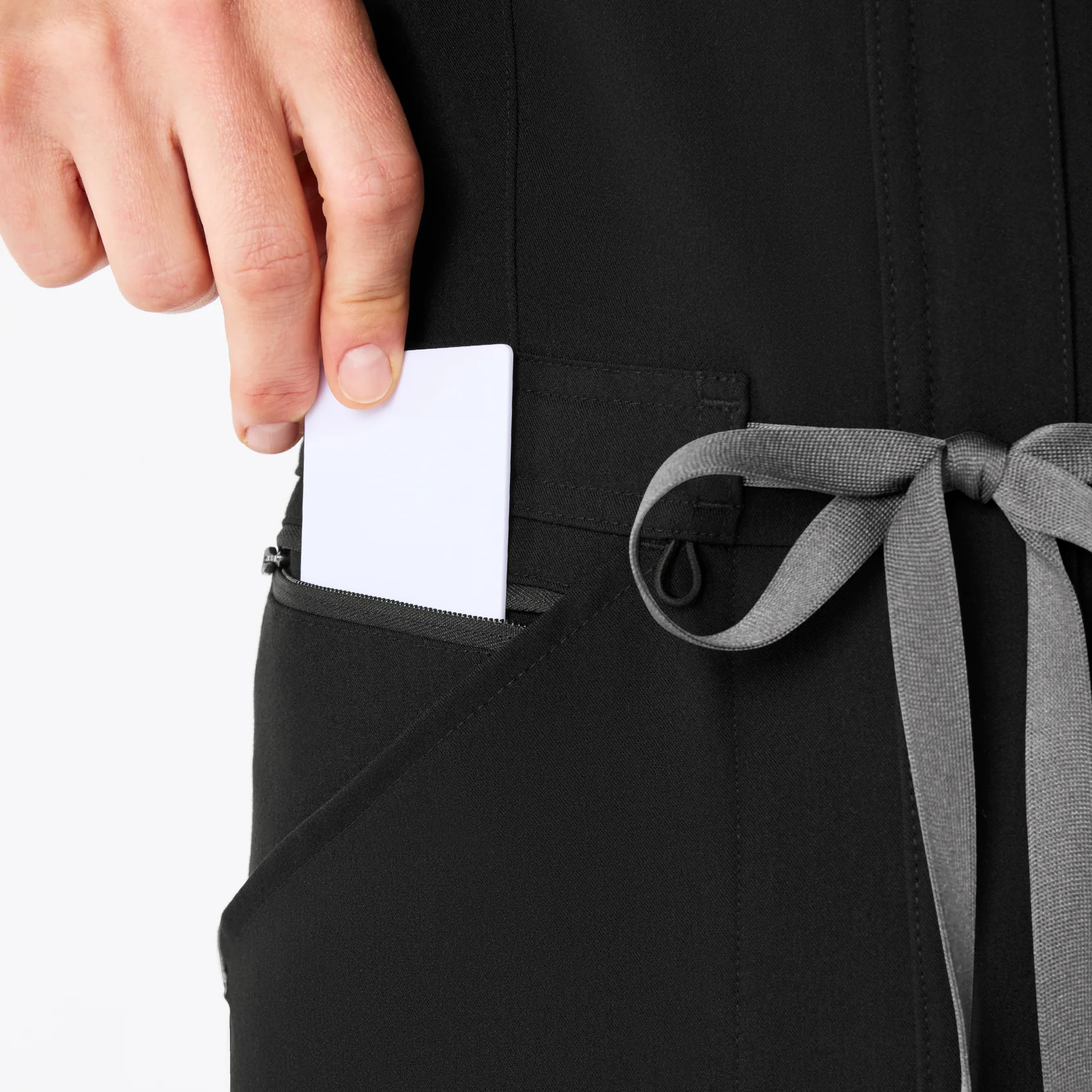 women's Black Rafaela Cargo Jogger - Tall ScrubJumpsuit™ - Image 7