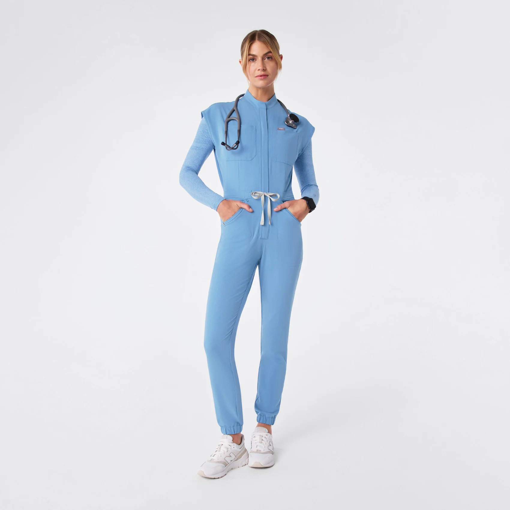 women's Ceil Blue Rafaela Cargo Jogger - Tall ScrubJumpsuit™