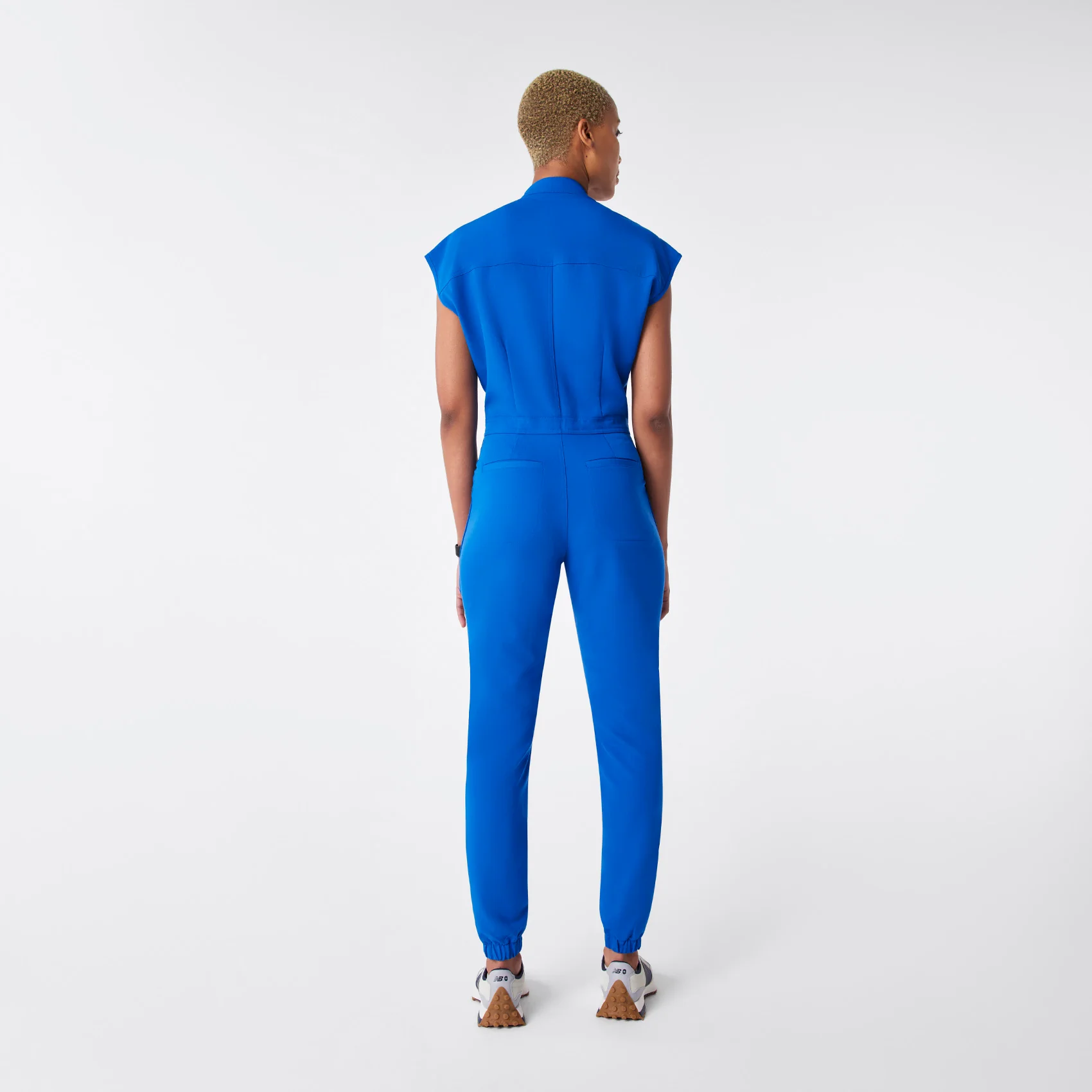 women's Royal Blue Rafaela Cargo Jogger - Tall ScrubJumpsuit™ - Image 2
