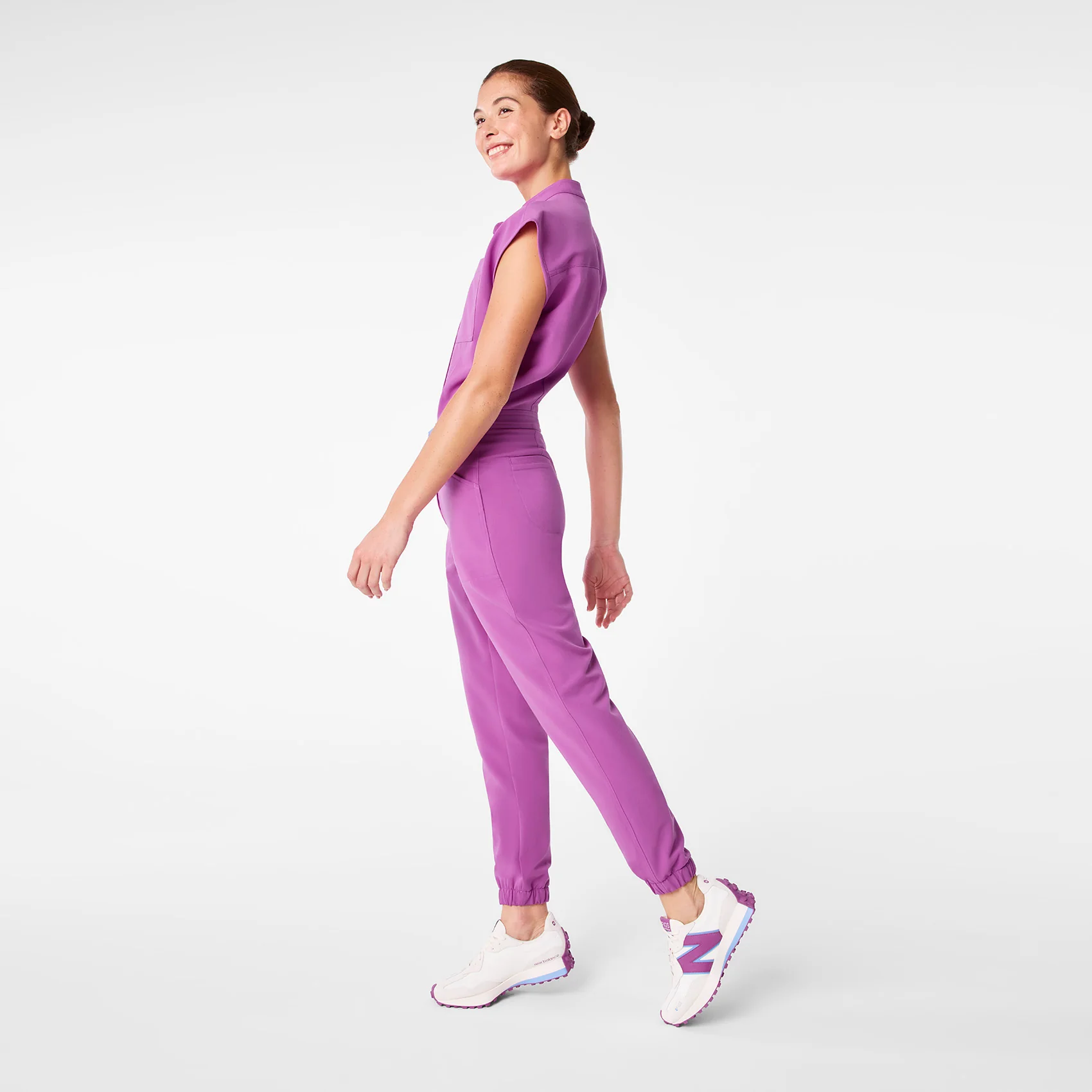 women's Ultraberry  Rafaela Cargo  -  Tall ScrubJumpsuit™ - Image 3