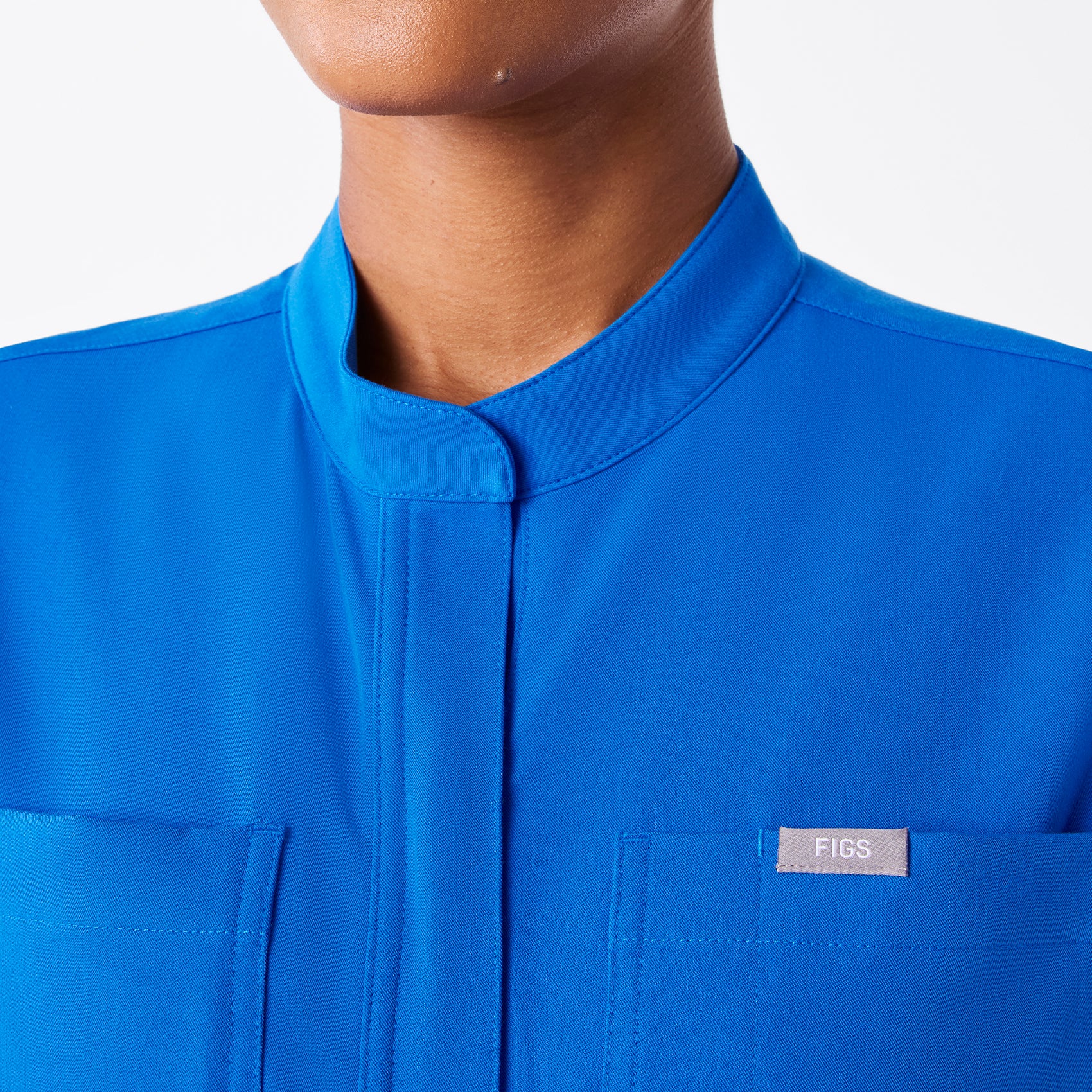women's Royal Blue Rafaela Wide Leg - ScrubJumpsuit™ - Image 4