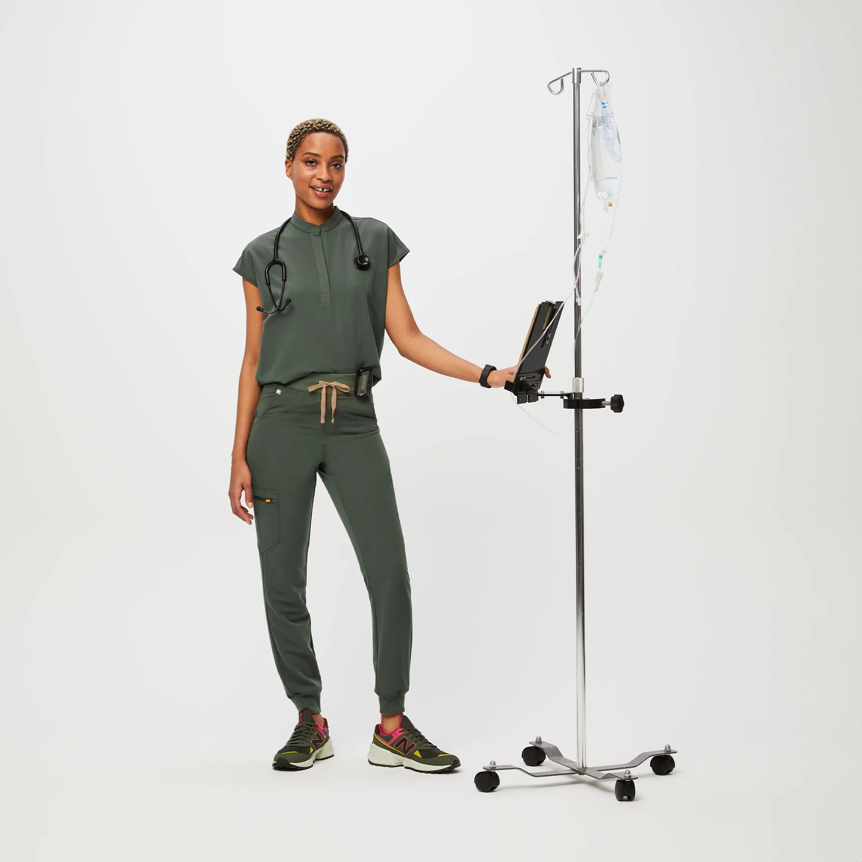 women's Moss Rafaela™ - Oversized Scrub Top - Image 2