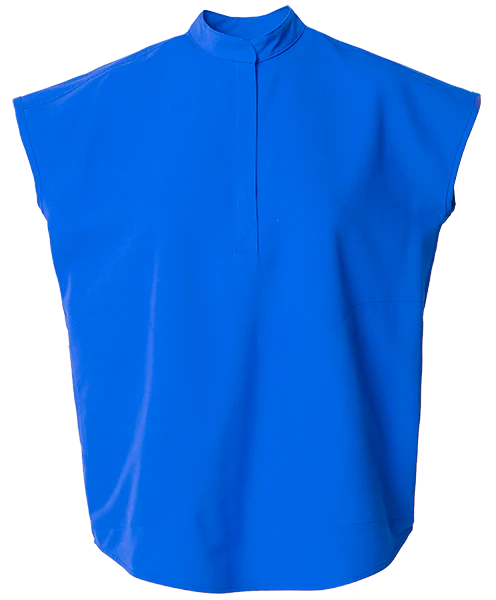 Women's Royal Blue Rafaela™ - Oversized Scrub Top - Image 7