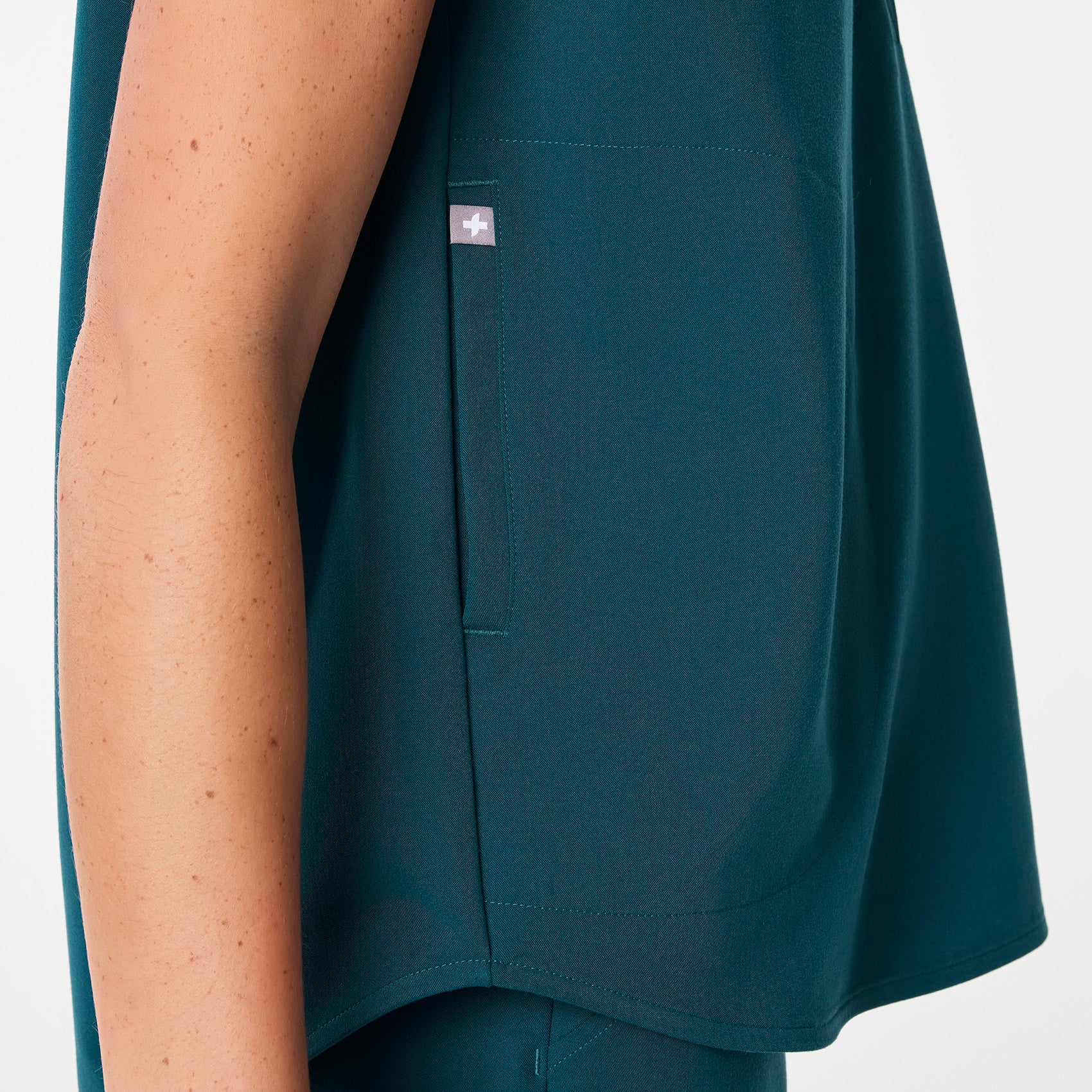 women's Caribbean Blue Rafaela - Oversized Scrub Top™ - Image 6