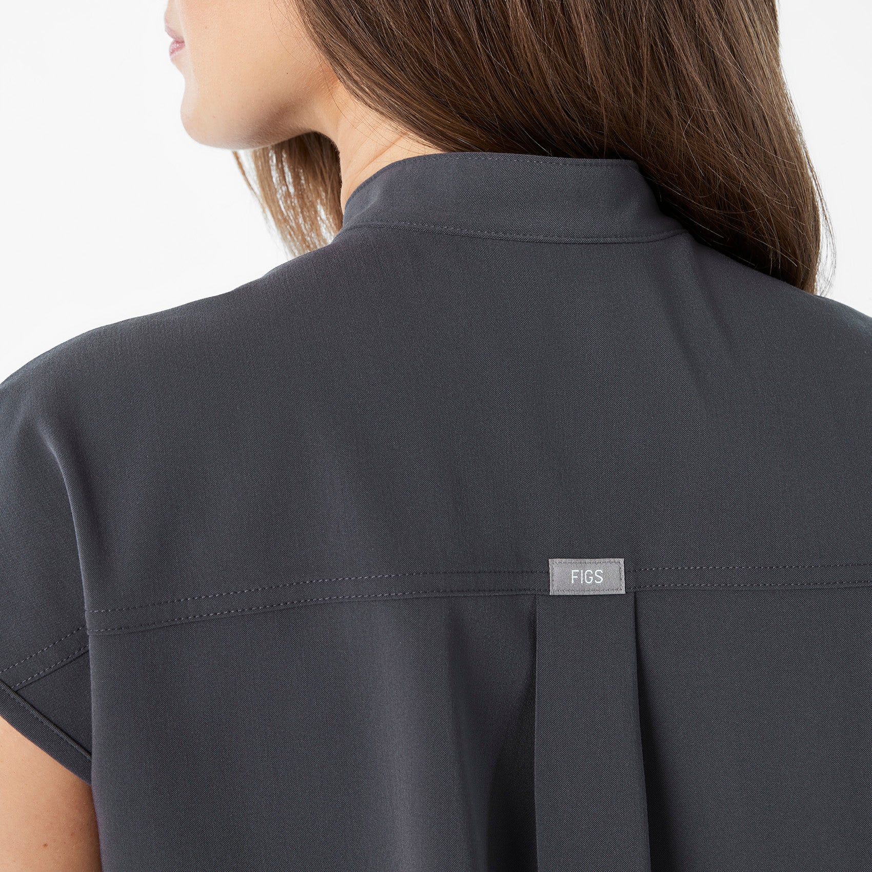 women's Charcoal Rafaela Maternity - Scrub Top™ - Image 7