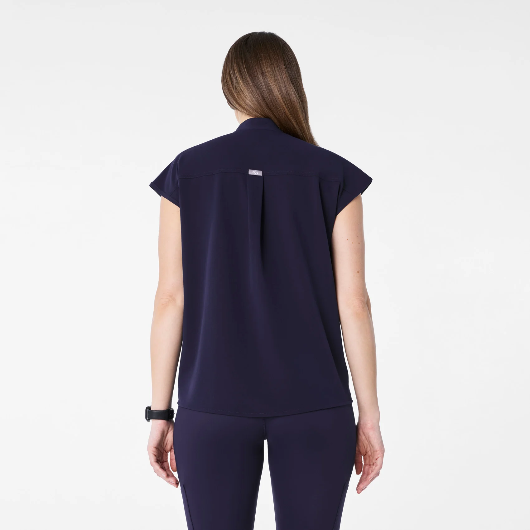 women's Navy Rafaela Maternity - Scrub Top™ - Image 4