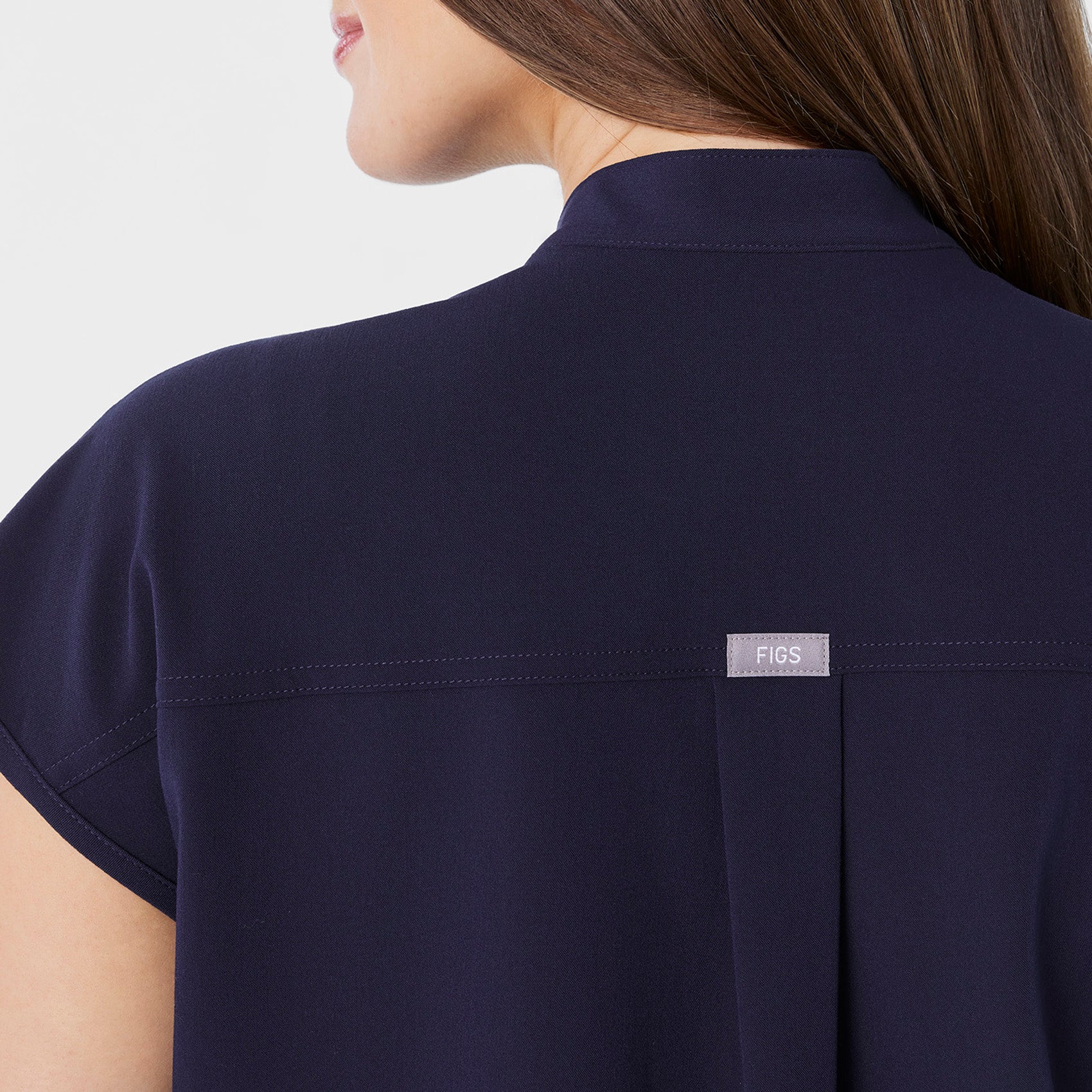 women's Navy Rafaela Maternity - Scrub Top™ - Image 7