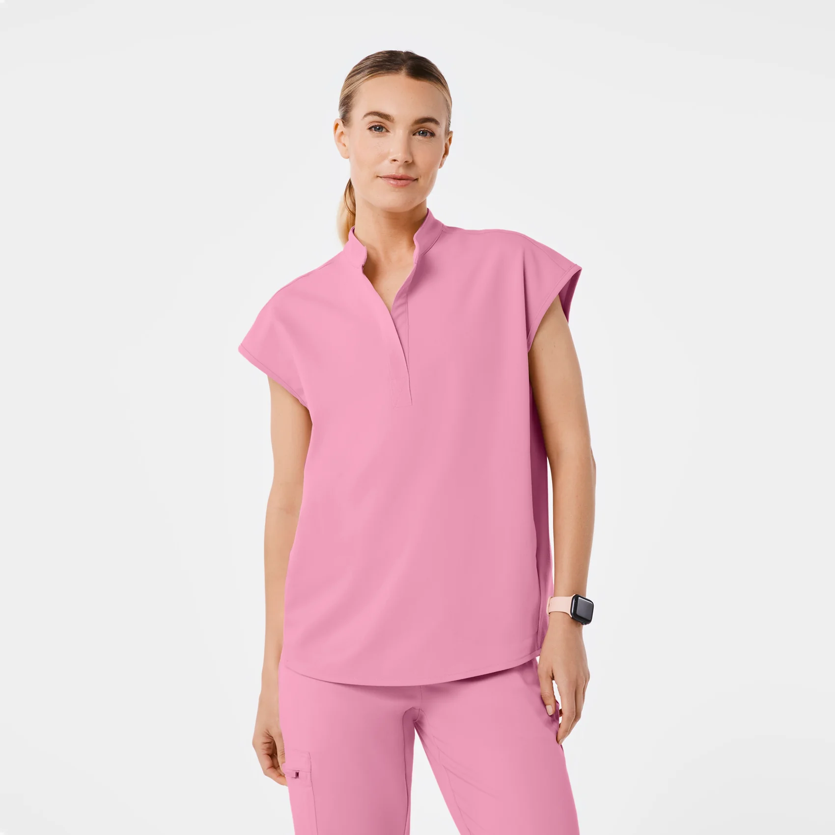 women's Chalk Pink Rafaela - Oversized Scrub Top™