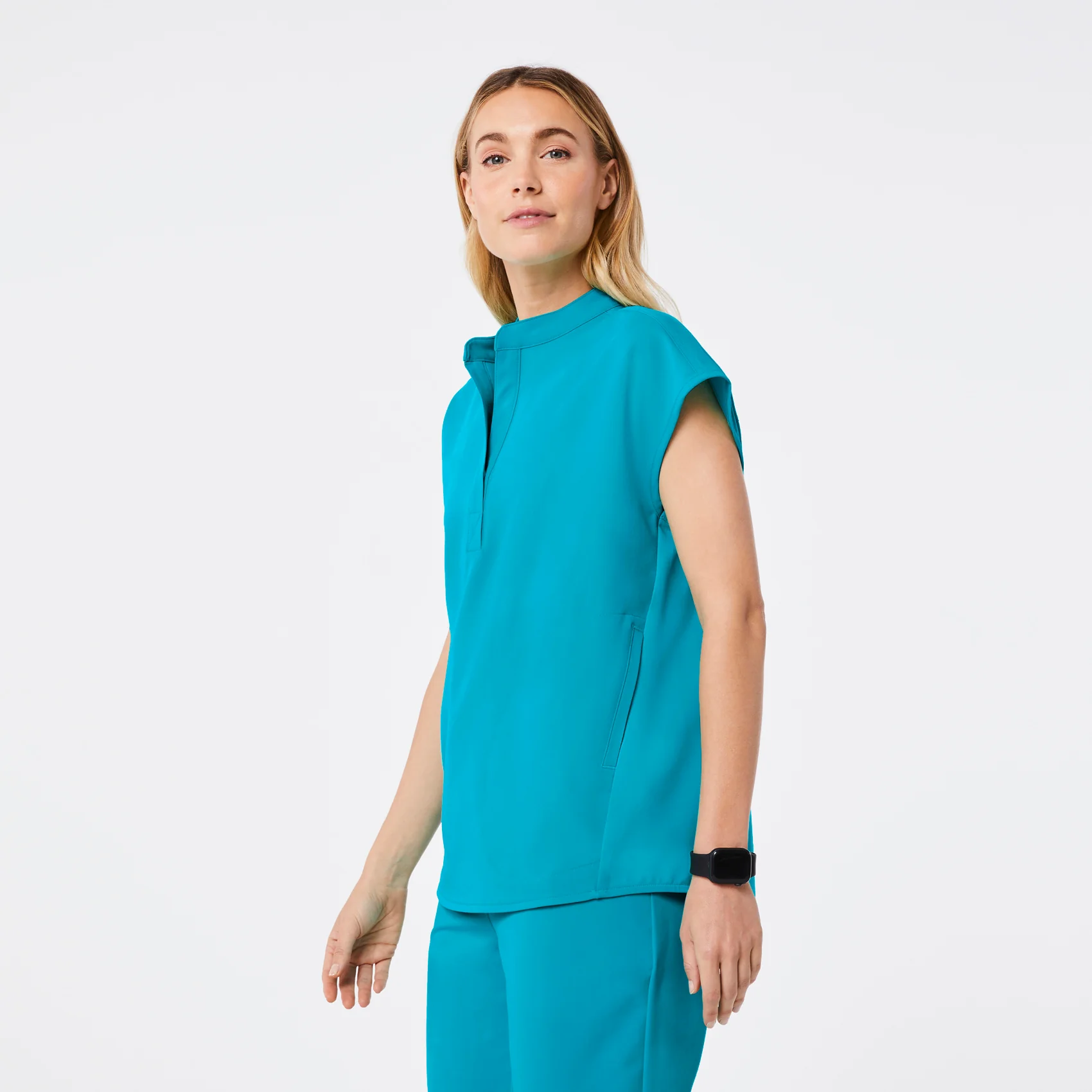 women's Teal Rafaela - Oversized Scrub Top™ - Image 3