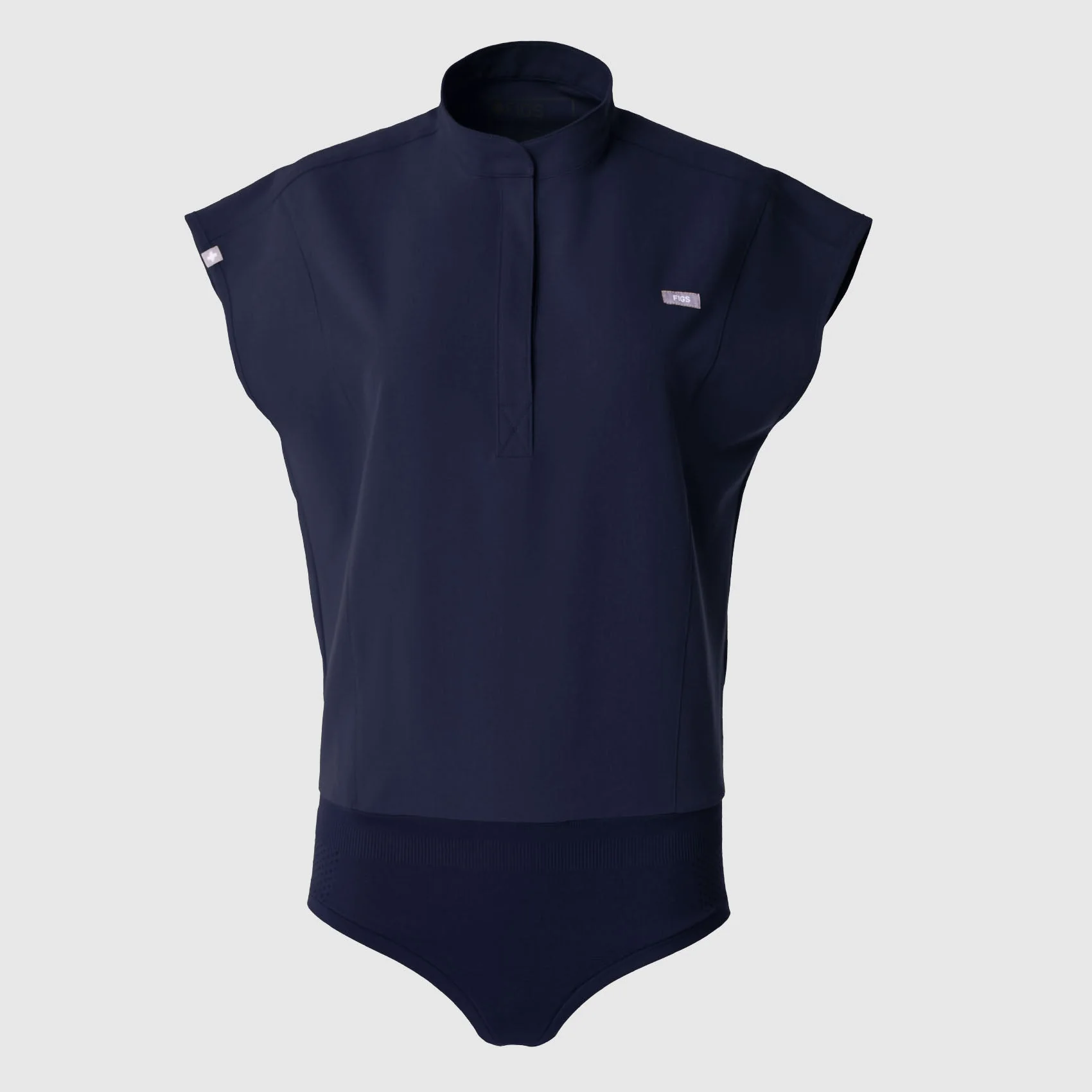 women's Navy Rafaela Brief Scrubbodysuit™ - Image 7