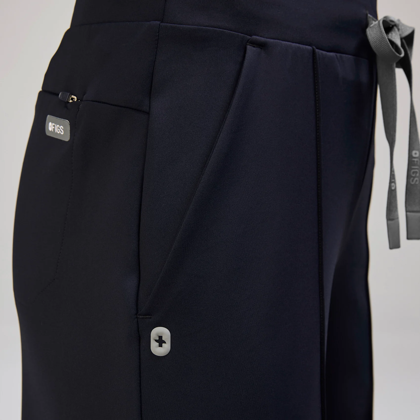 women's Navy High Waisted Salina FORMx Wide Leg - Petite Scrub Pant™ - Image 6