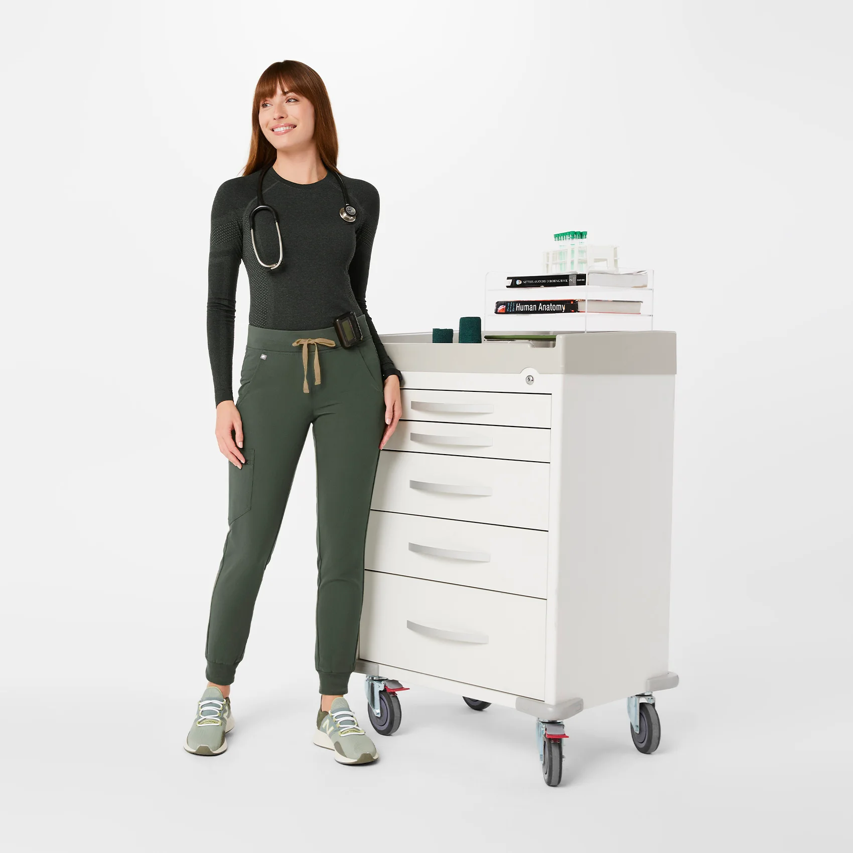 women's Moss Salta Seamless - Longsleeve Underscrub - Image 2
