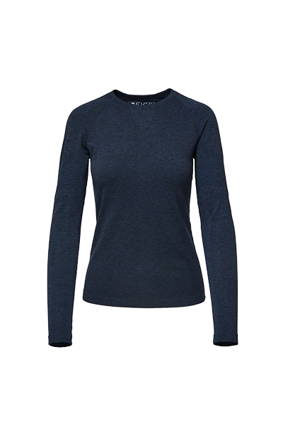 women's Navy Salta Seamless - Longsleeve Underscrub (3XL-6XL) - Image 7