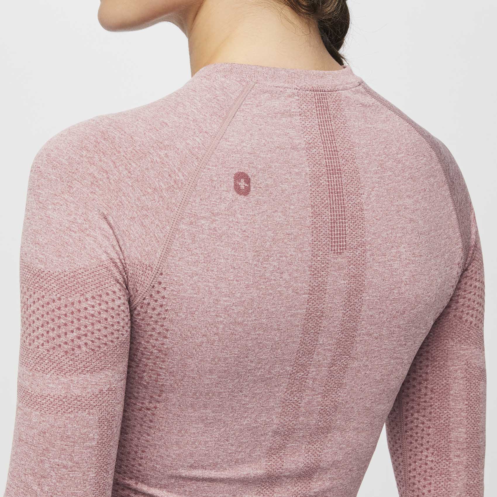 women's Mauve Salta Seamless - Longsleeve Underscrub - Image 6