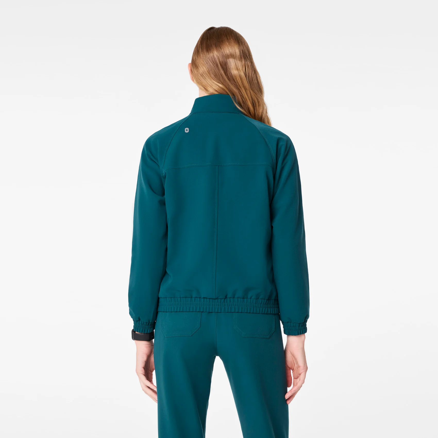 women's Caribbean Blue Sydney -  Scrub Jacket - Image 4