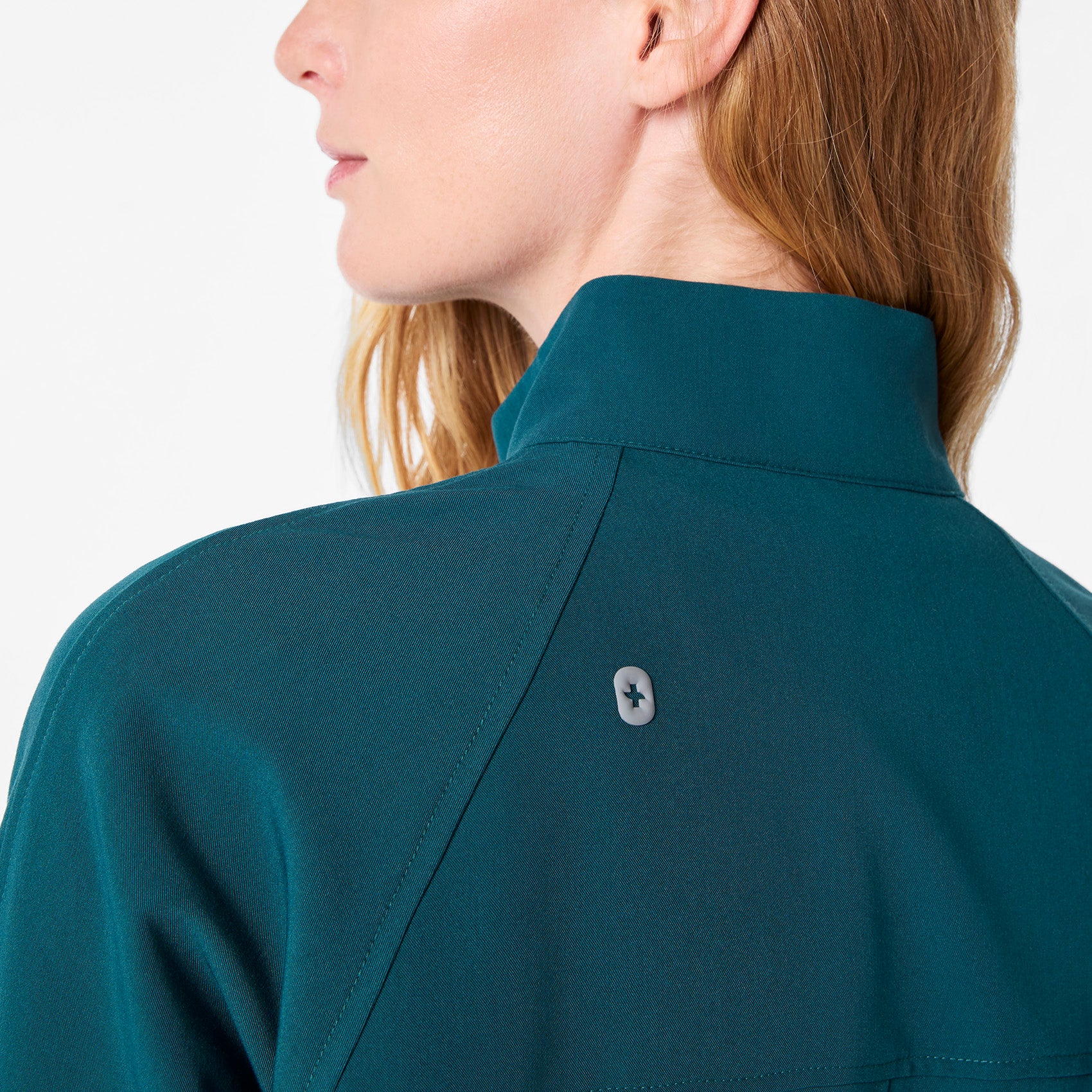 women's Caribbean Blue Sydney -  Scrub Jacket - Image 5