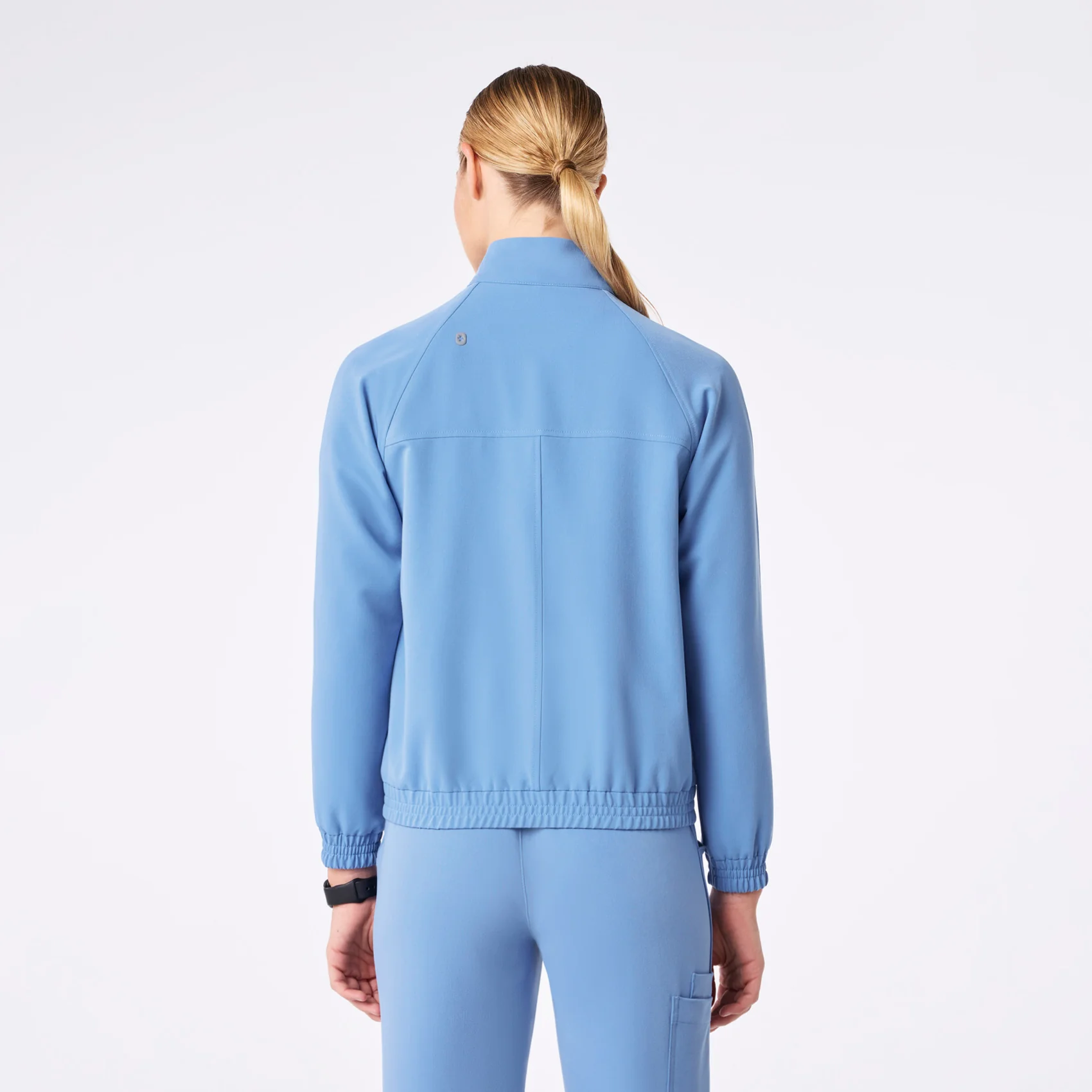 women's Ceil Blue Sydney -  Scrub Jacket - Image 4