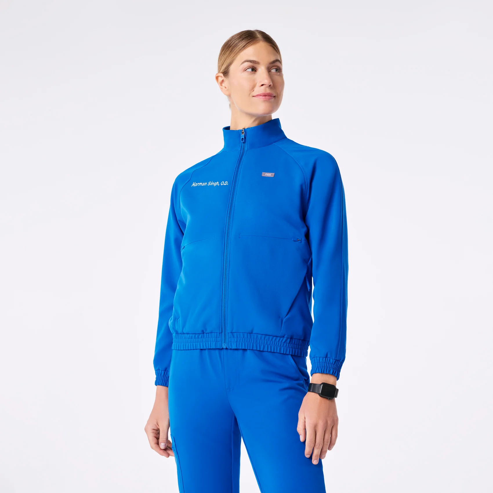 women's Royal Blue Sydney - Scrub Jacket