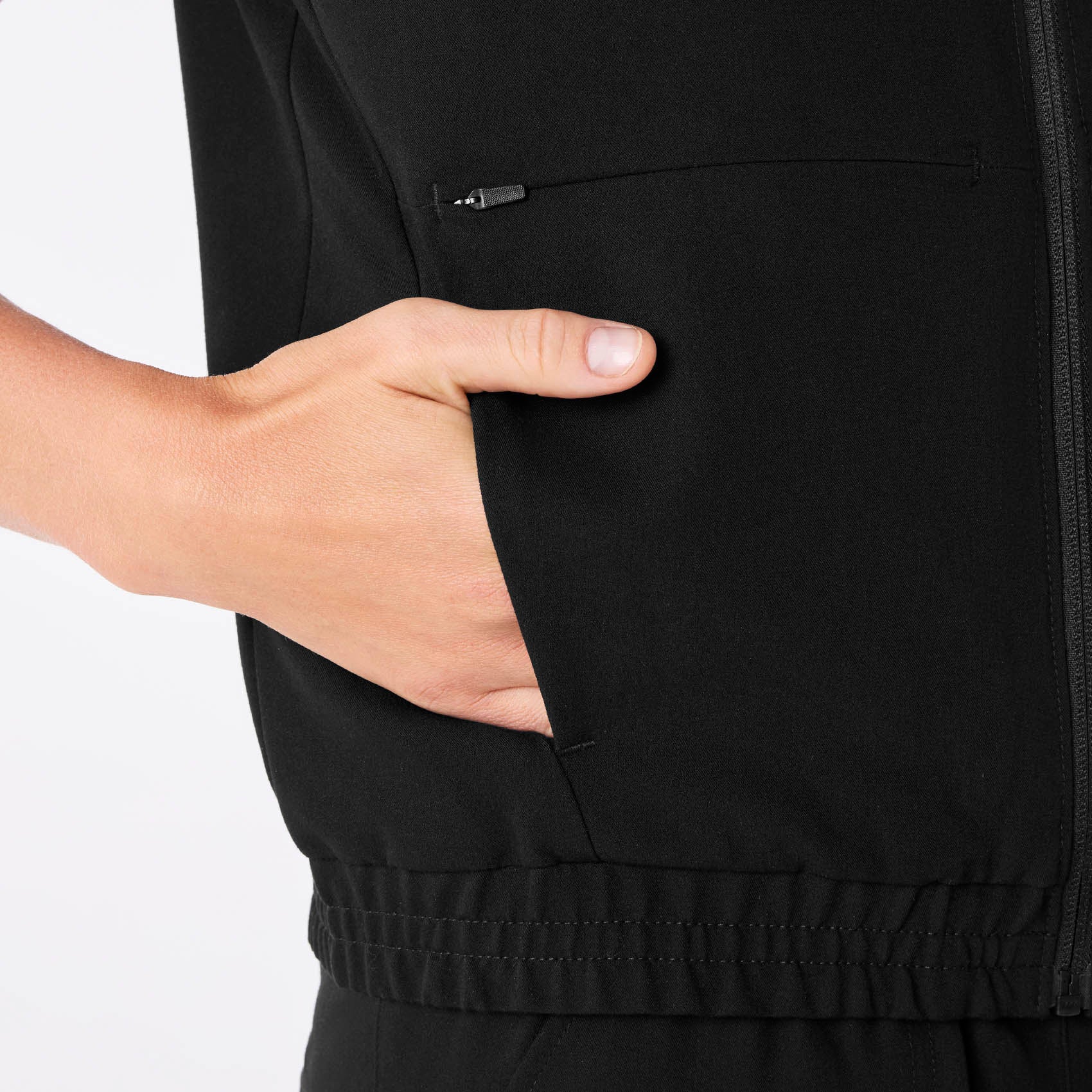 women's Black Sydney Vest - Image 8
