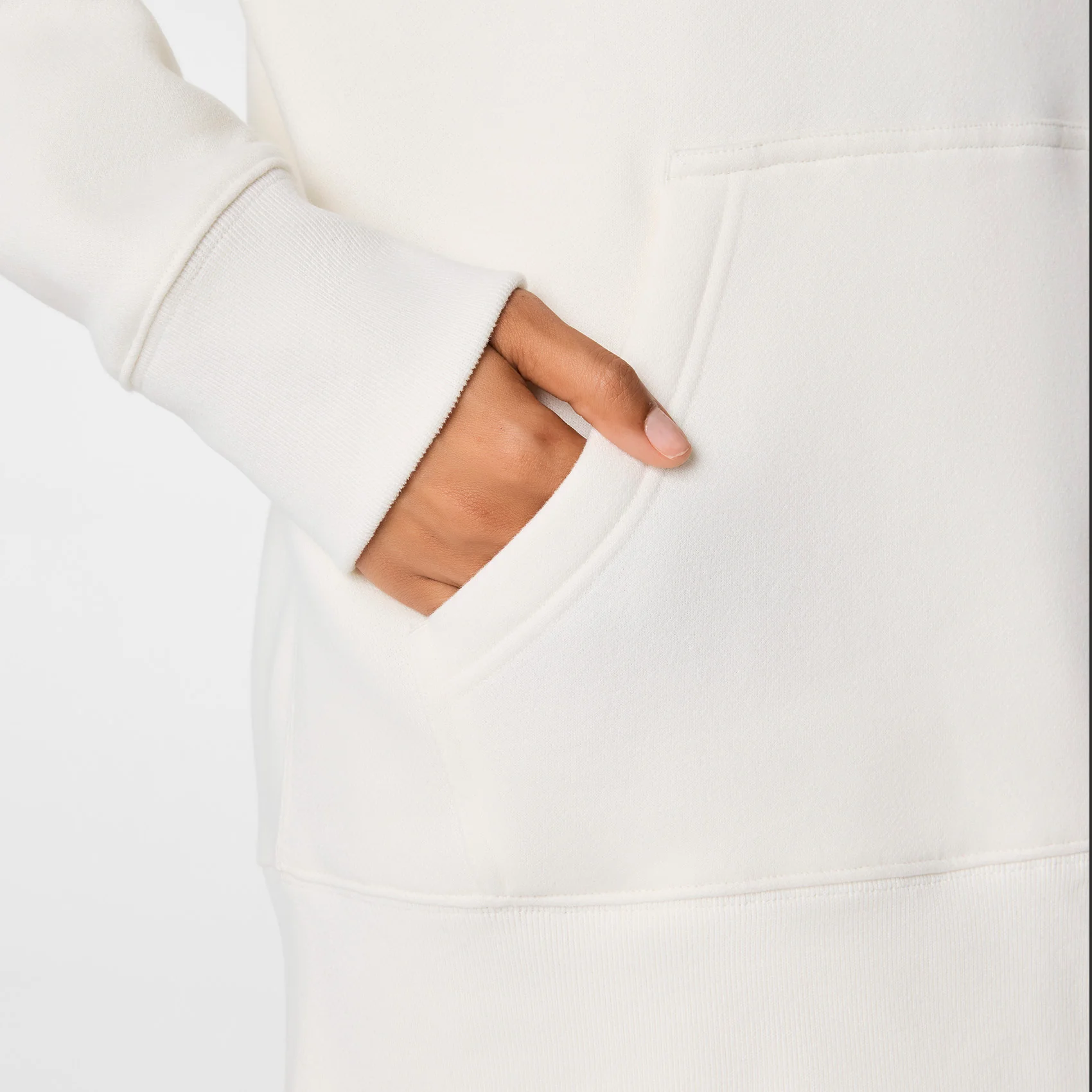 women's Off White FIGS x Team USA Off-Shift Oversized Fleece - Hoodie Sweatshirt™ - Image 5
