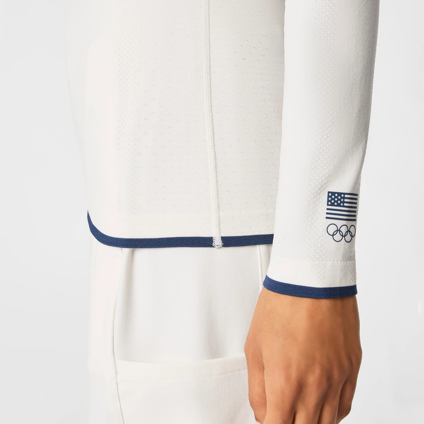 women's Off White FIGS x Team USA Salta Seamless - Longsleeve Underscrub - Image 7