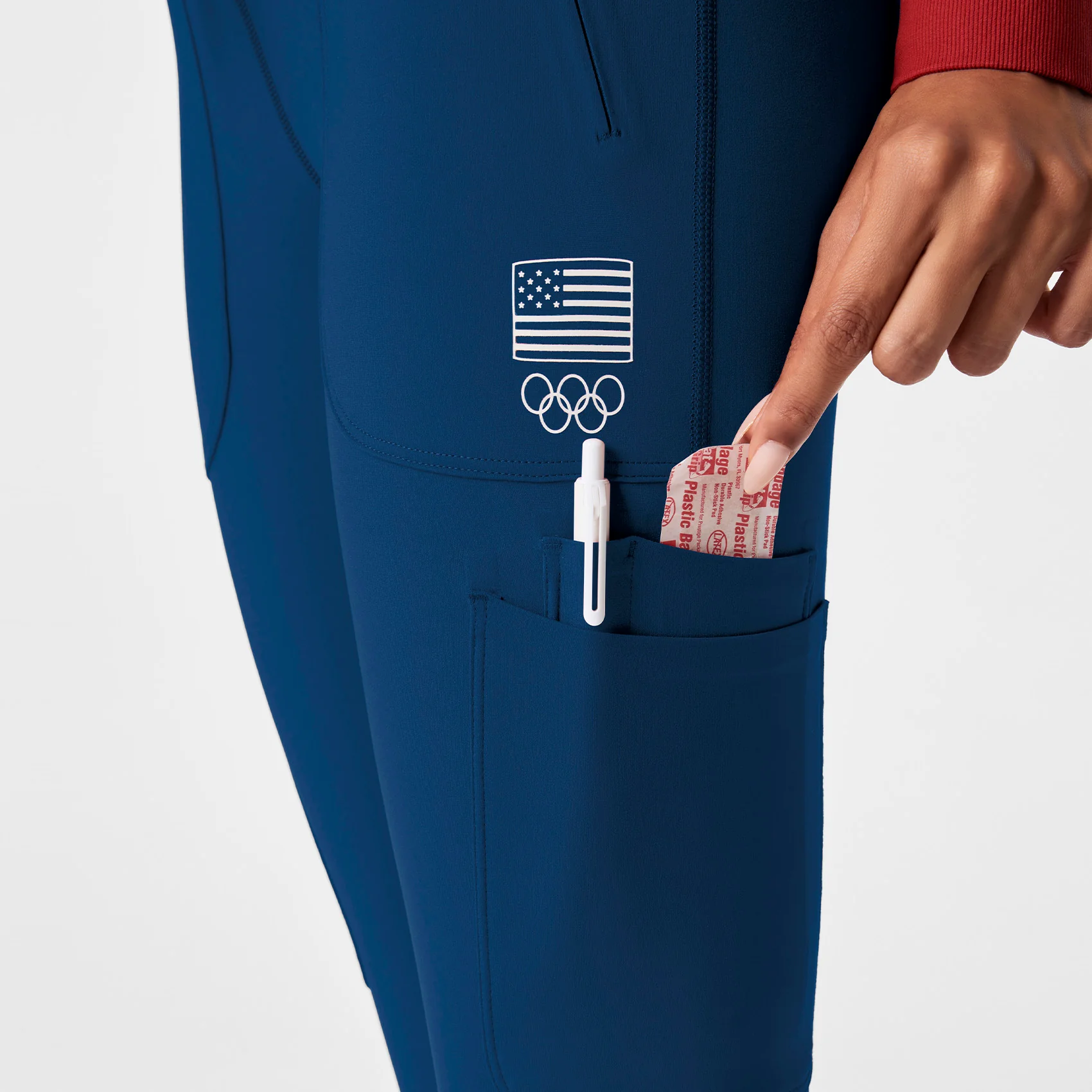 women's Team USA Blue FIGS x Team USA - ScrubLegging™ - Image 8
