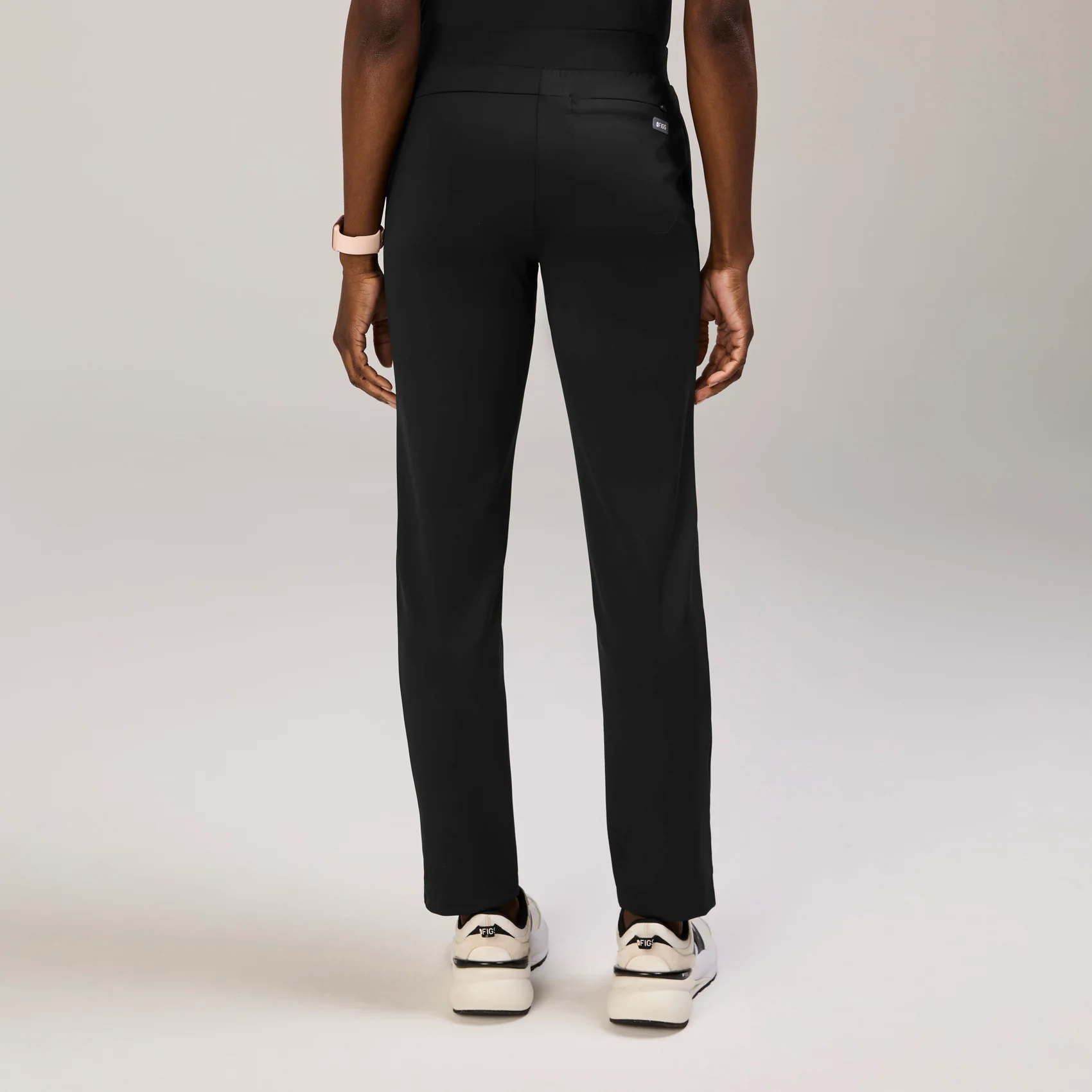 women's Black Tena FORMx Slim Tapered - Tall Scrub Pant™ - Image 4